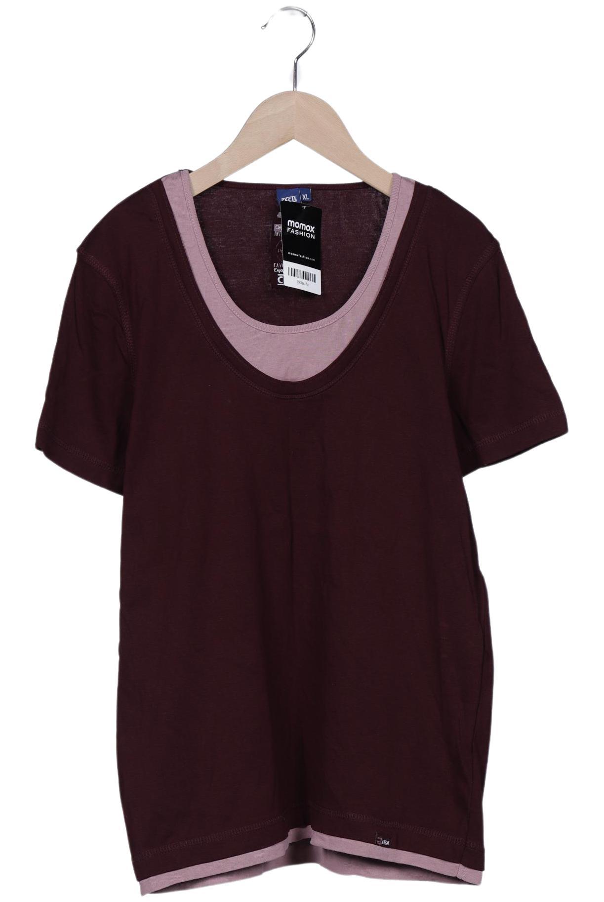 

Cecil Damen T-Shirt, bordeaux, Gr. 44