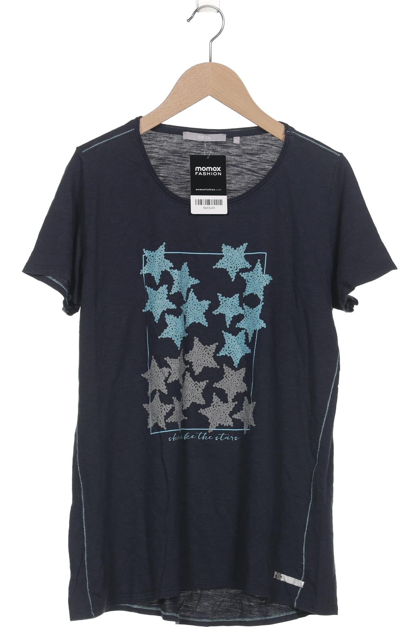 

Cecil Damen T-Shirt, marineblau, Gr. 42