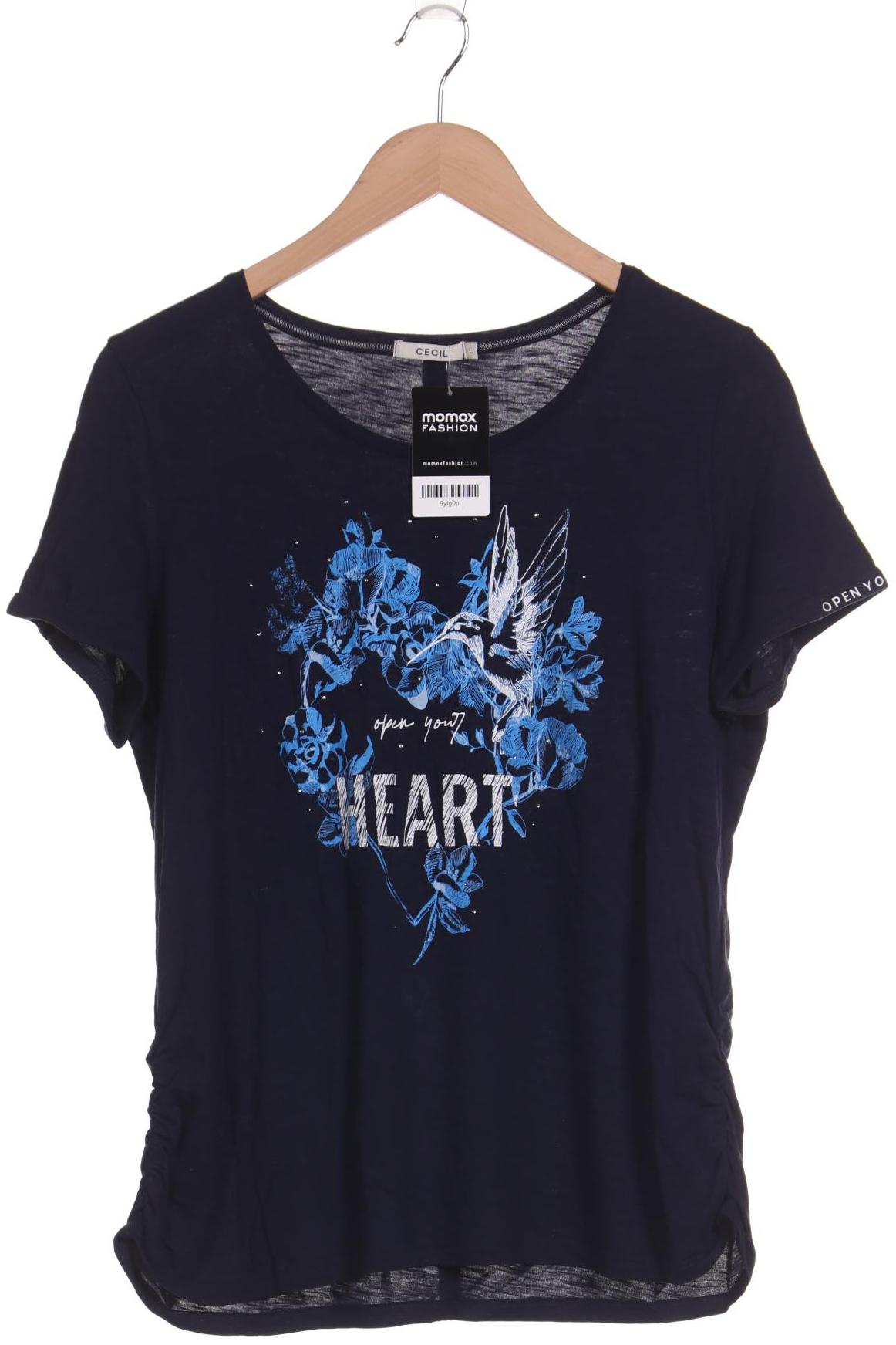 

Cecil Damen T-Shirt, marineblau, Gr. 42