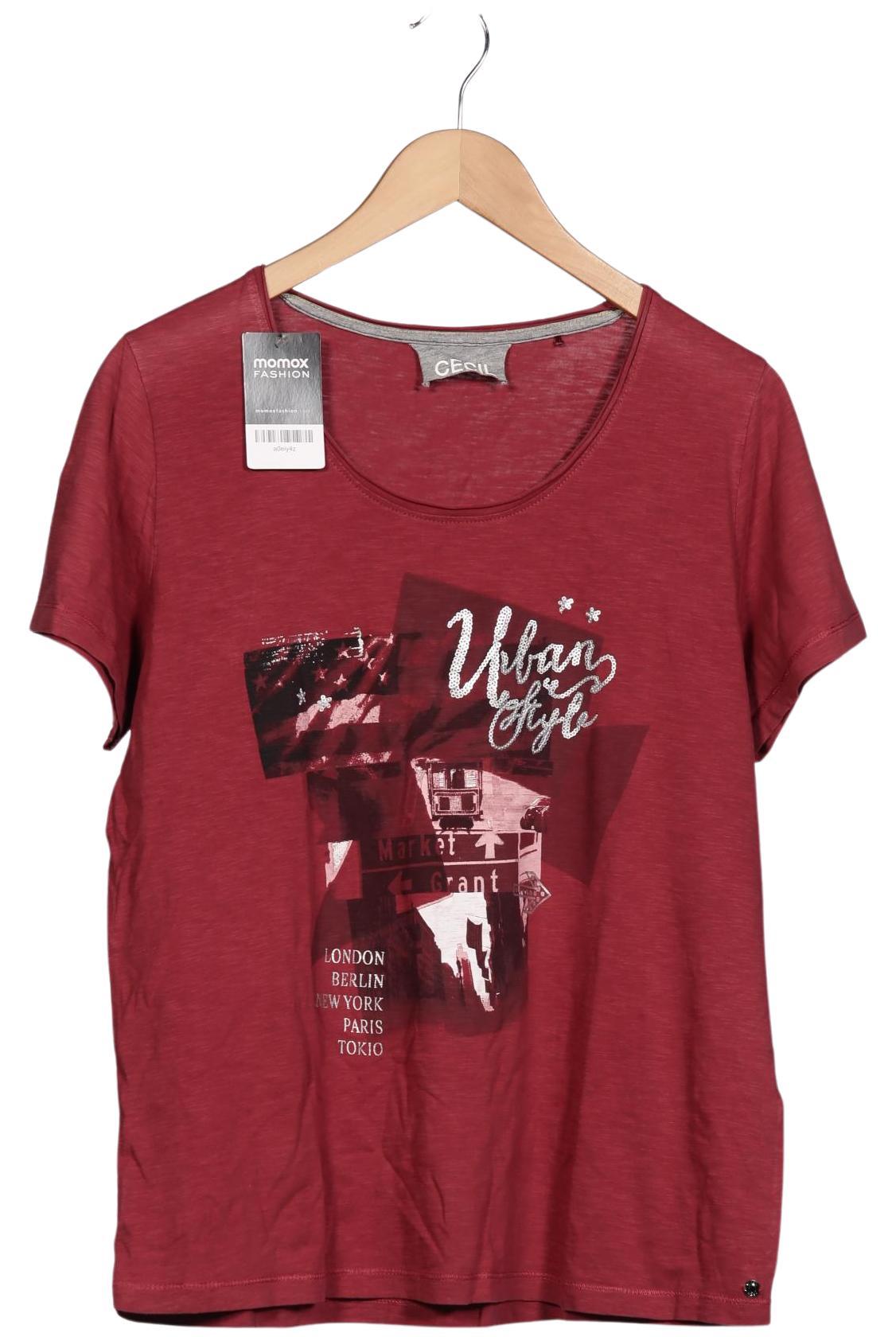 

Cecil Damen T-Shirt, bordeaux, Gr. 44