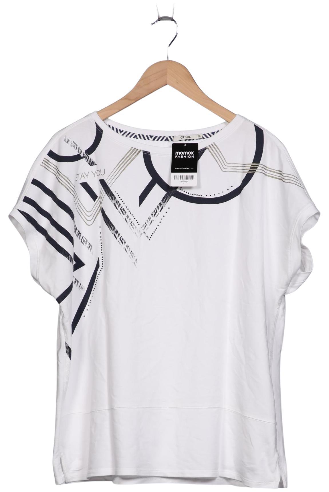 

Cecil Damen T-Shirt, weiß, Gr. 44