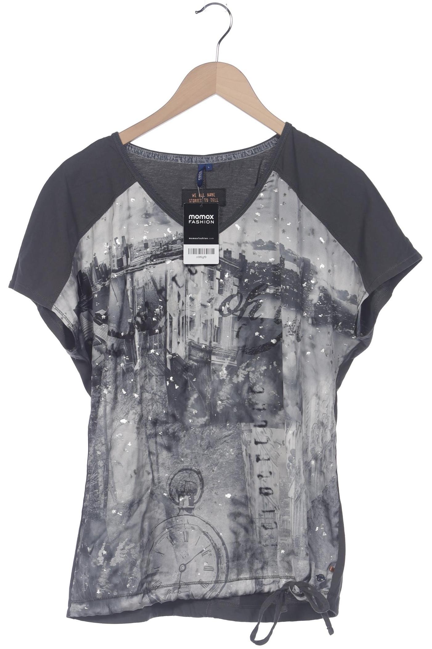 

Cecil Damen T-Shirt, grau, Gr. 42