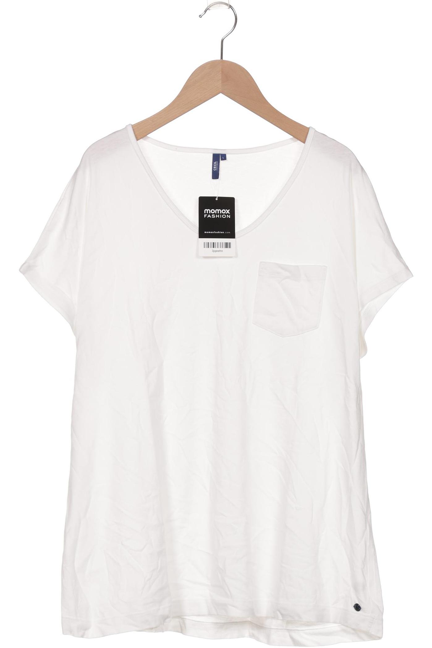 

Cecil Damen T-Shirt, weiß, Gr. 42