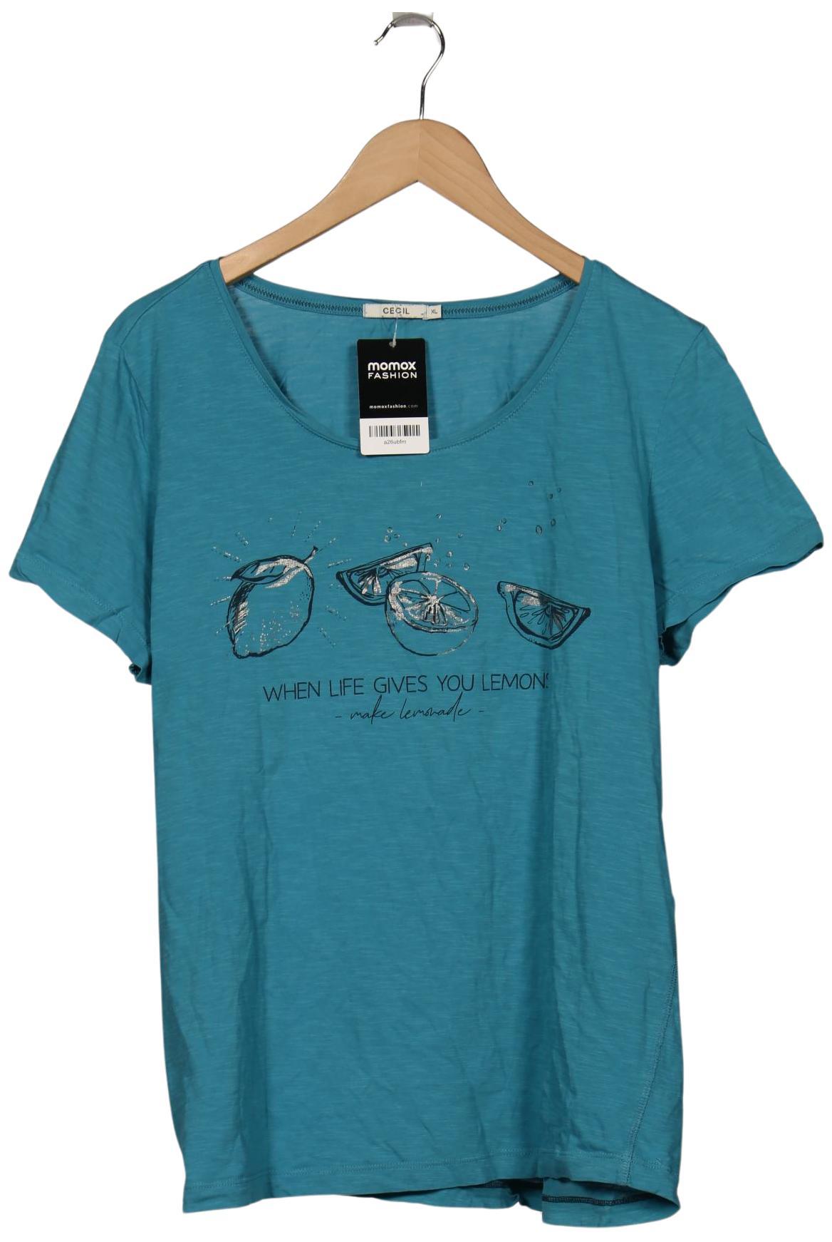

Cecil Damen T-Shirt, blau, Gr. 44