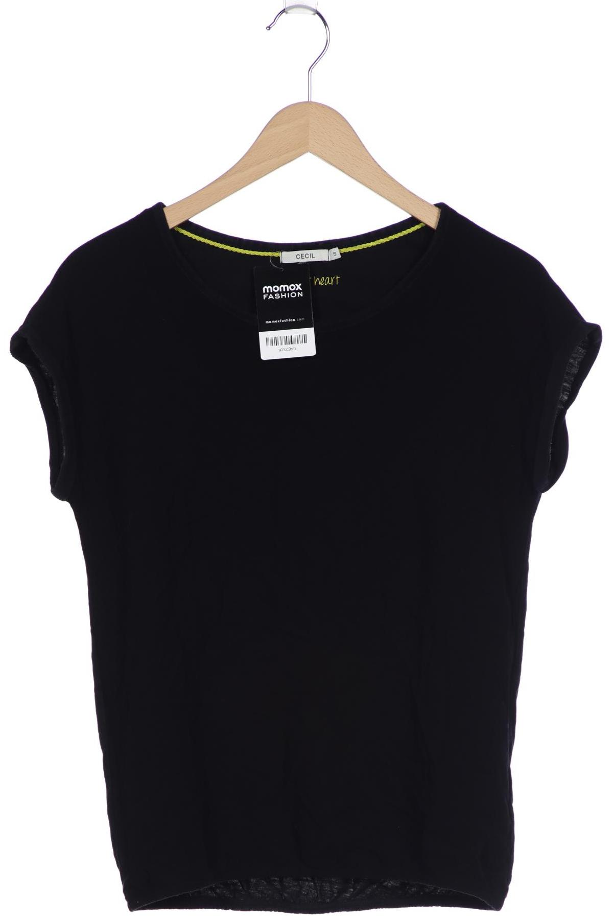 

CECIL Damen T-Shirt, schwarz