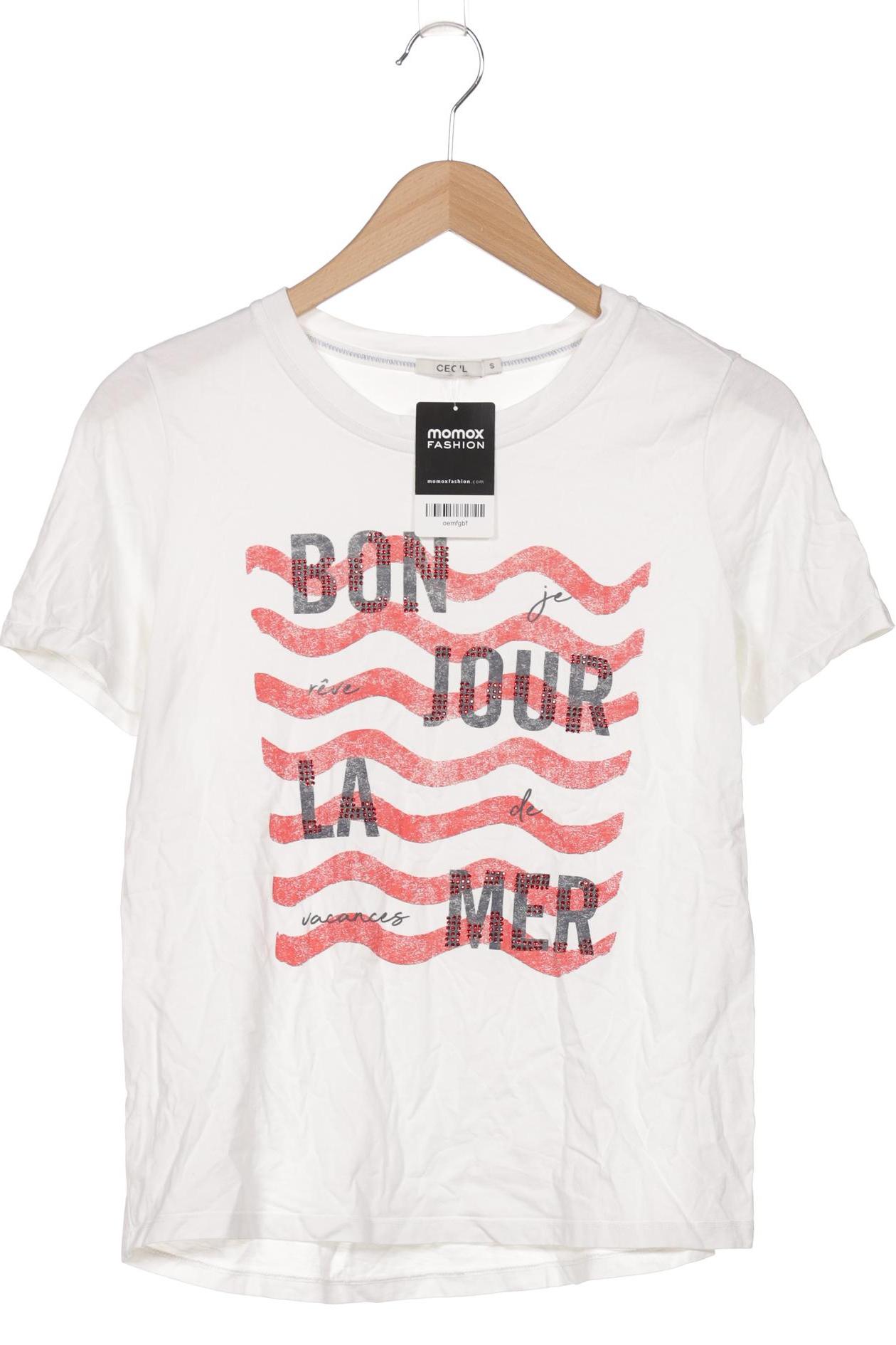 

Cecil Damen T-Shirt, weiß, Gr. 36