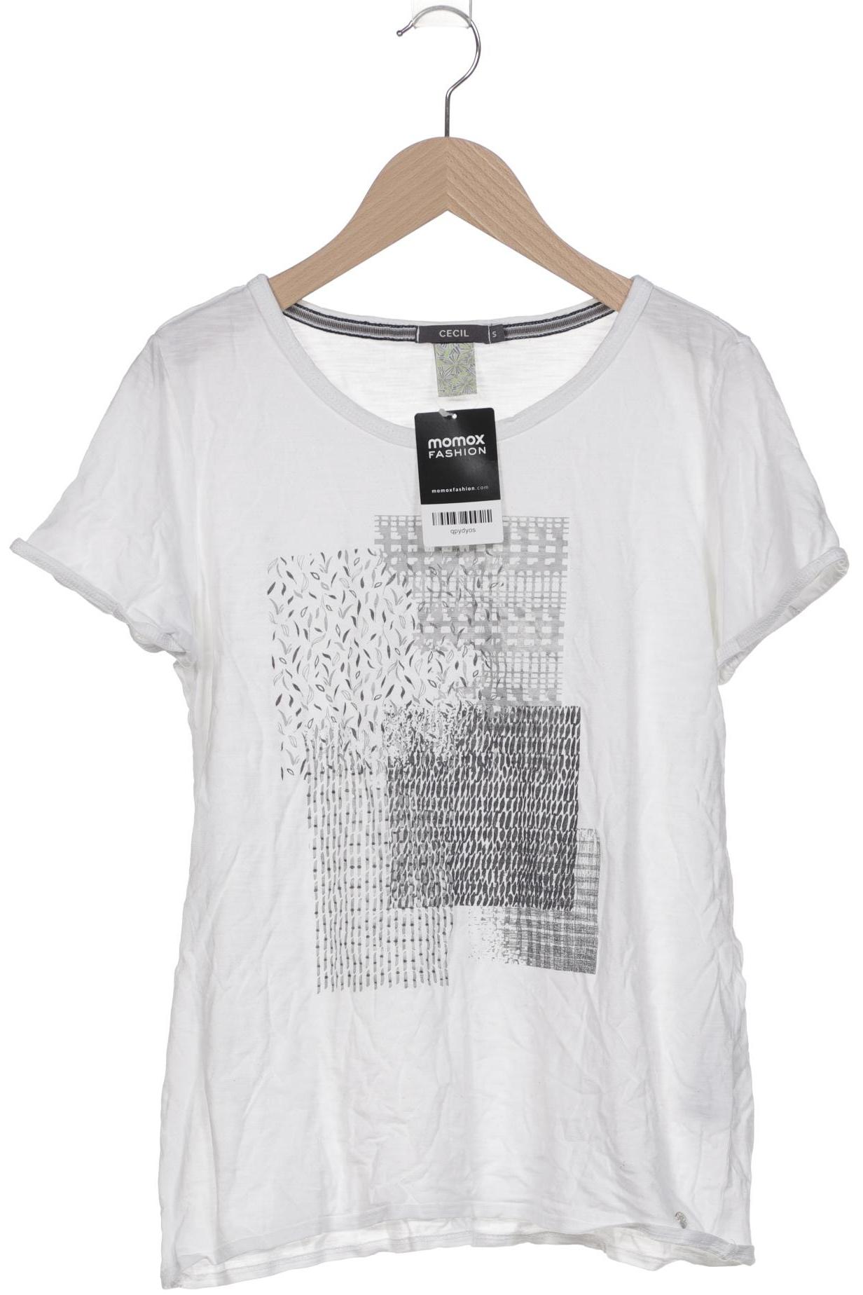 

Cecil Damen T-Shirt, weiß, Gr. 36