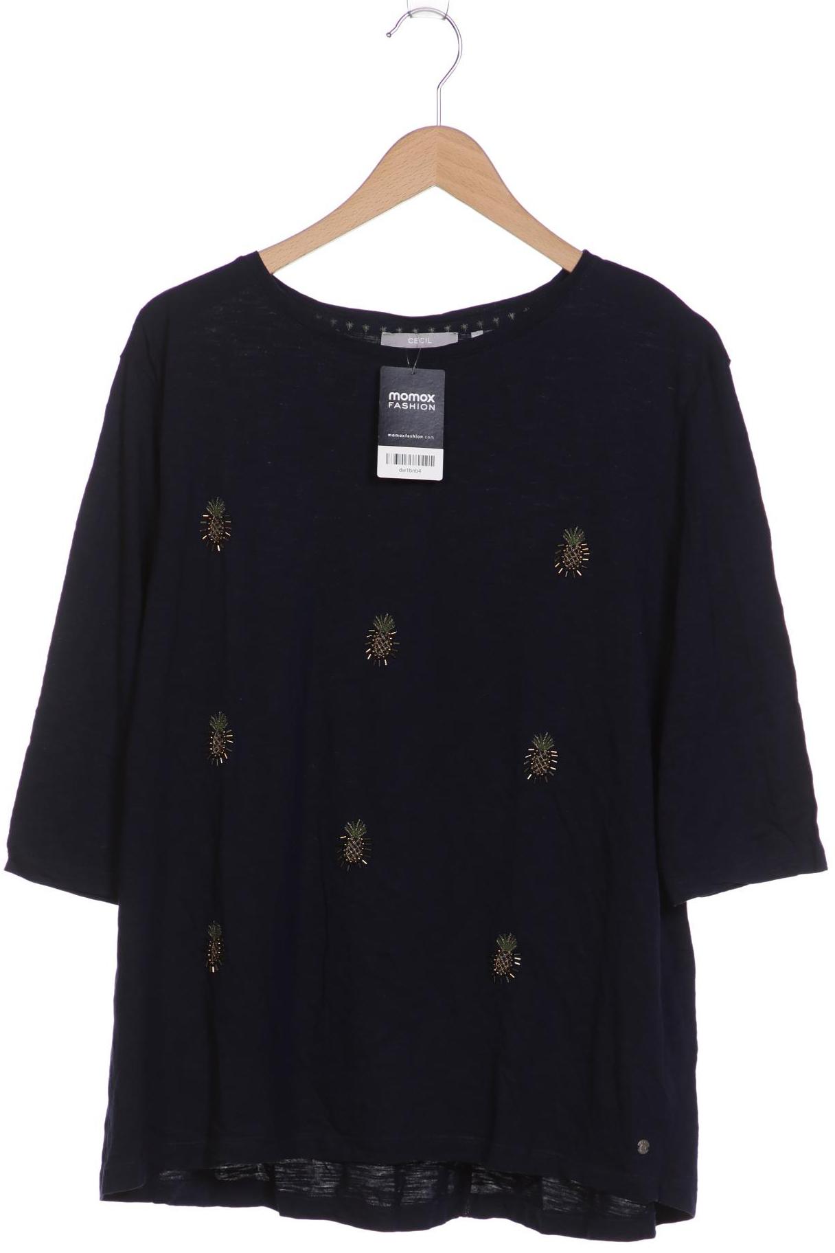 

CECIL Damen T-Shirt, marineblau