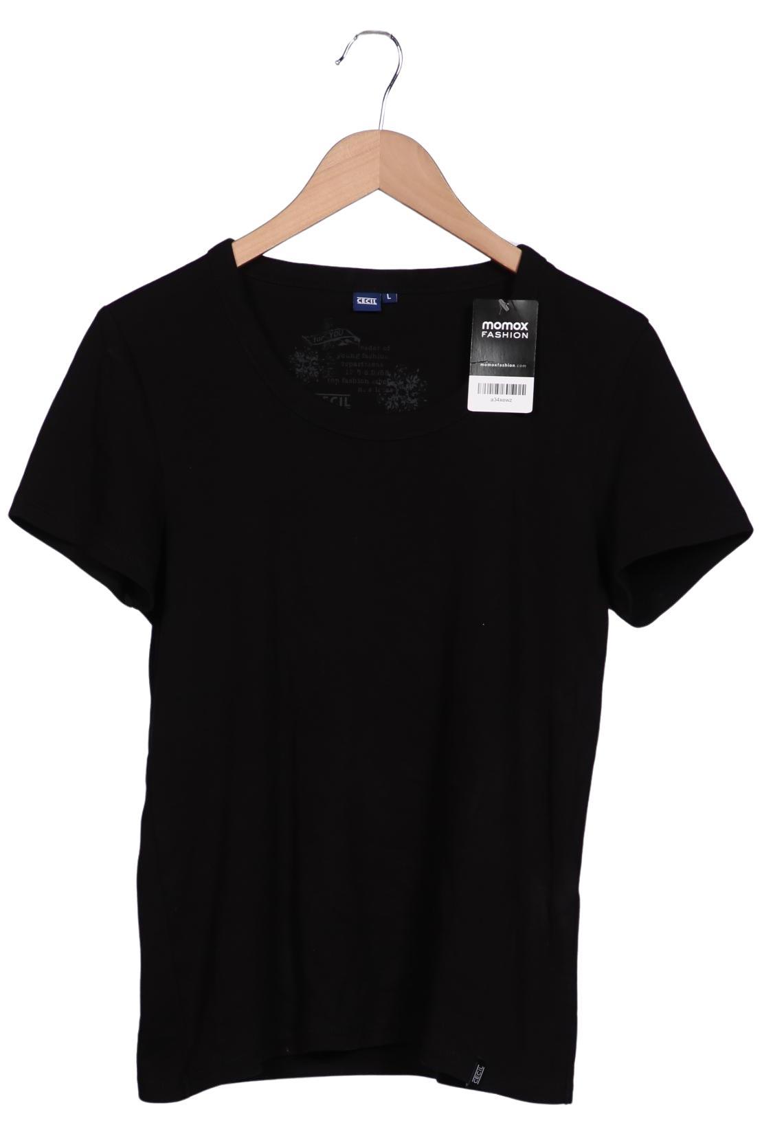 

Cecil Damen T-Shirt, schwarz, Gr. 42