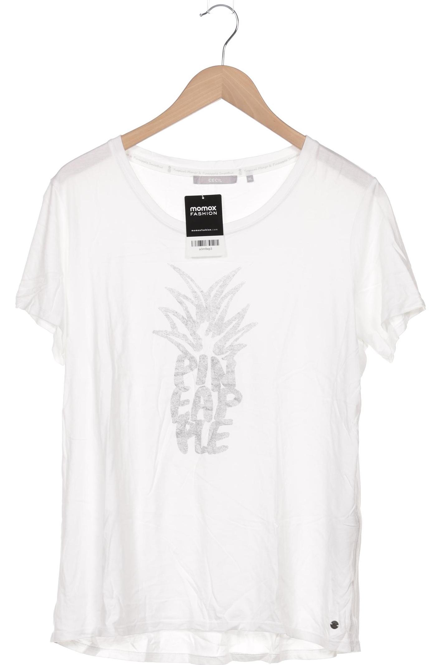 

Cecil Damen T-Shirt, weiß, Gr. 44