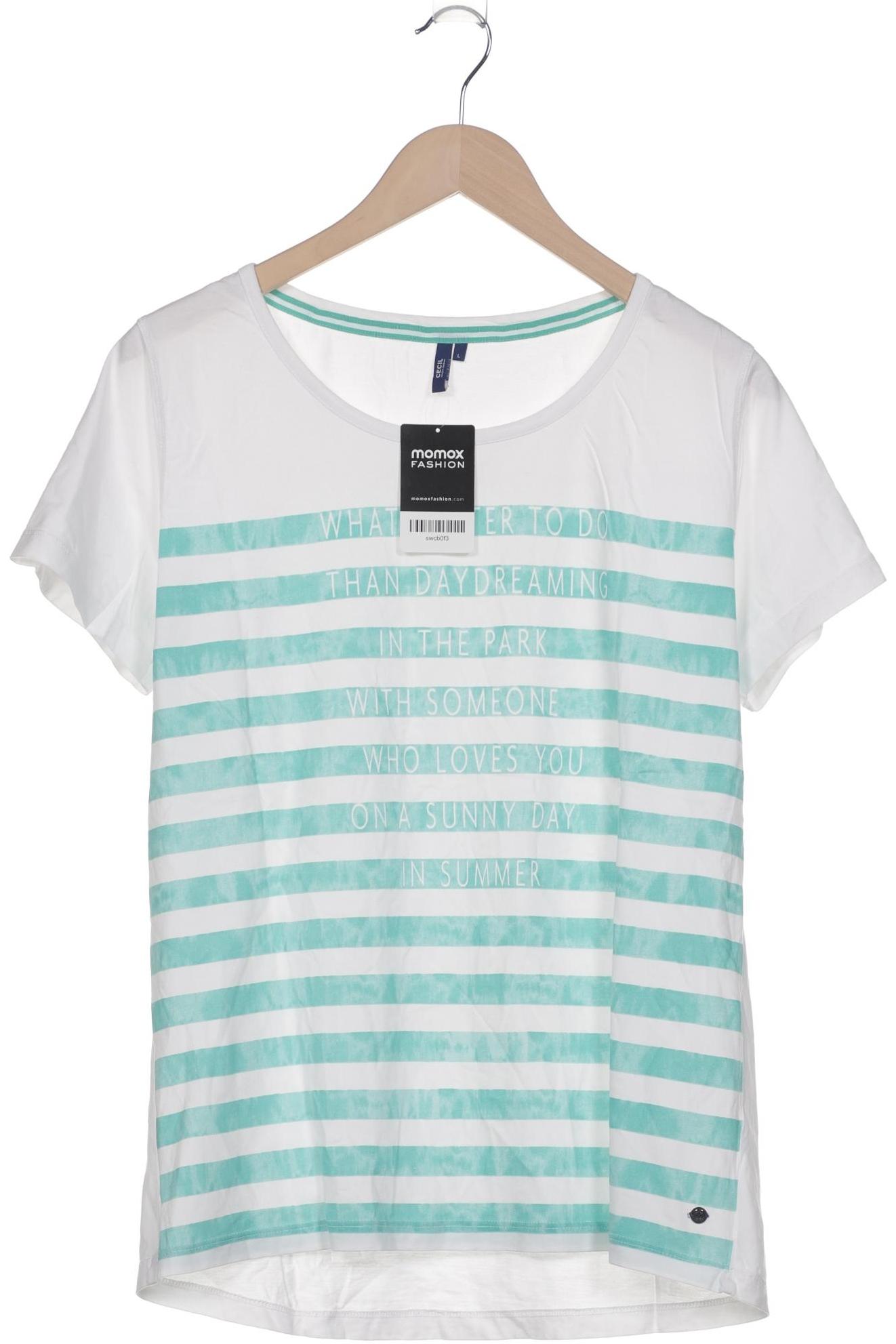 

Cecil Damen T-Shirt, weiß, Gr. 42