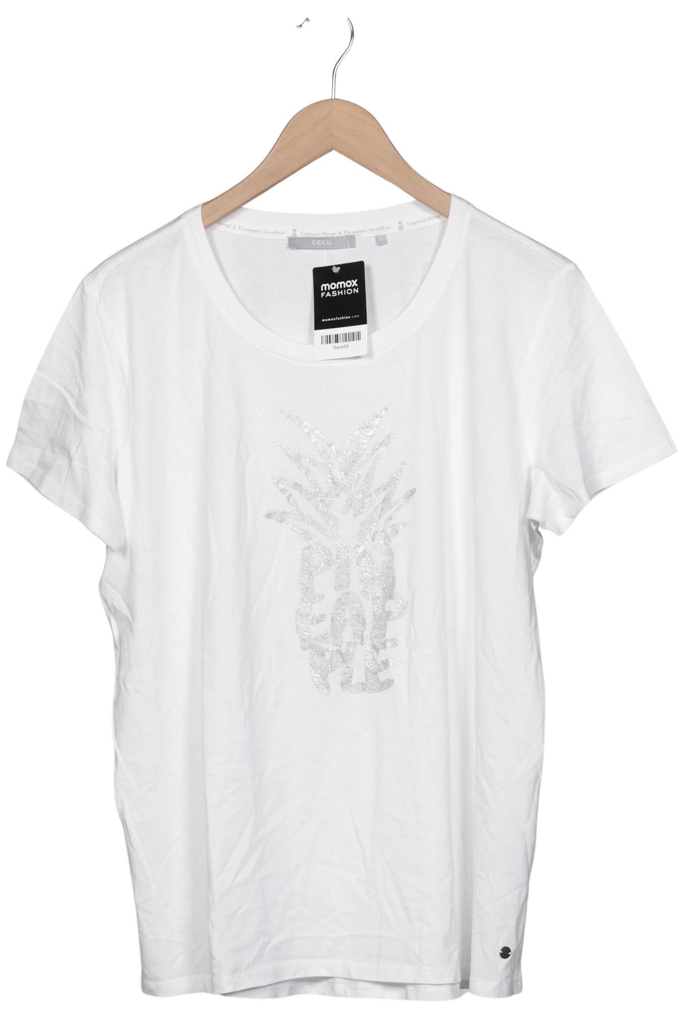 

Cecil Damen T-Shirt, weiß, Gr. 44