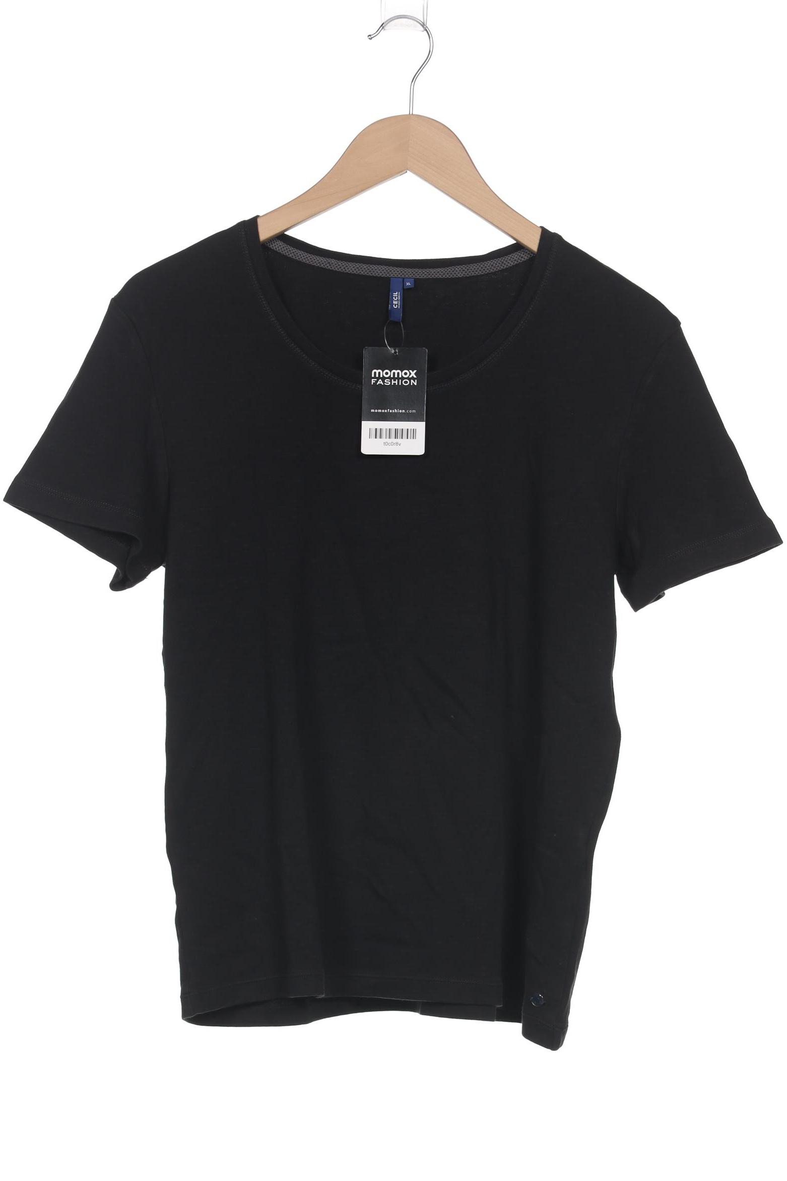 

Cecil Damen T-Shirt, schwarz, Gr. 44