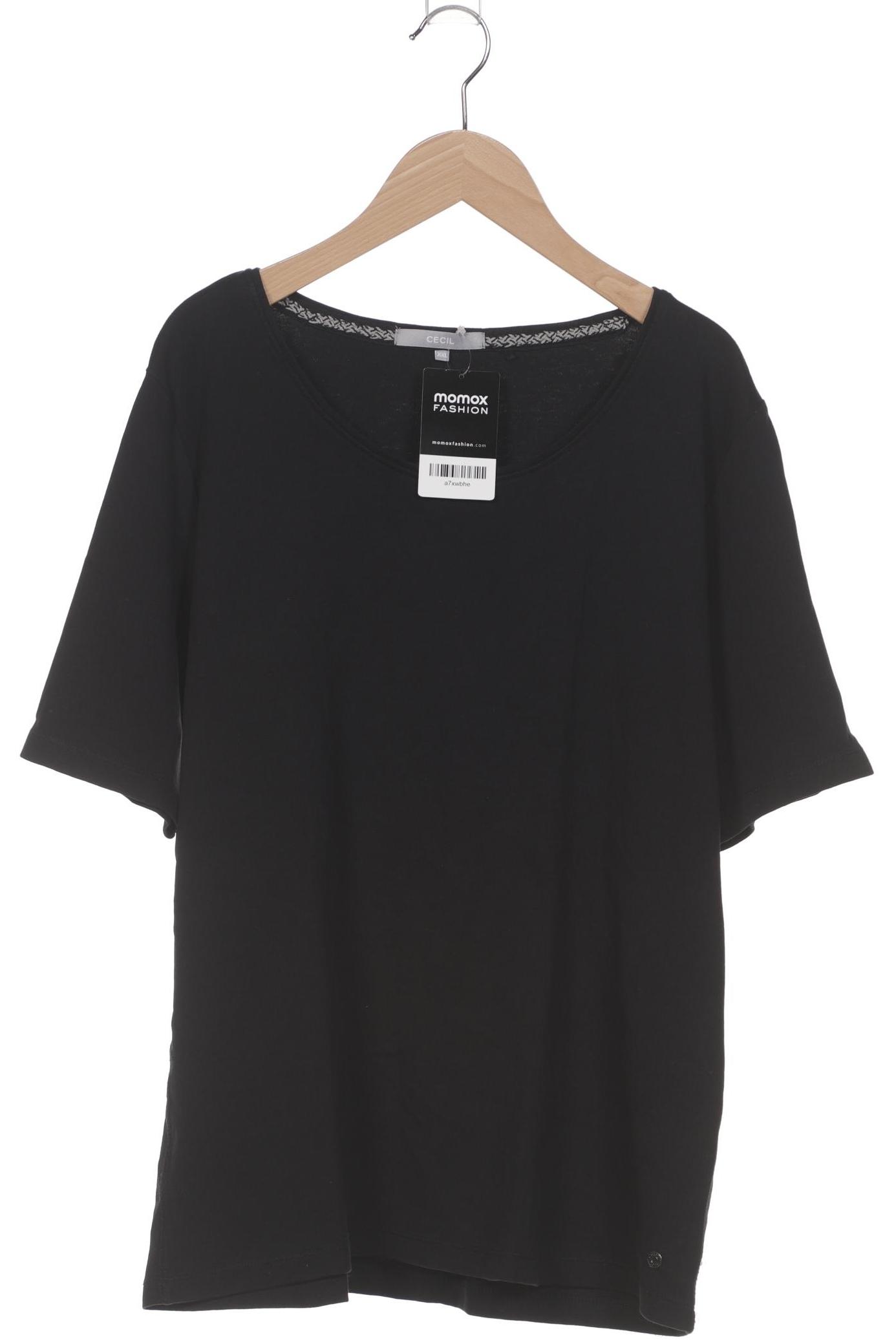 

Cecil Damen T-Shirt, schwarz, Gr. 46
