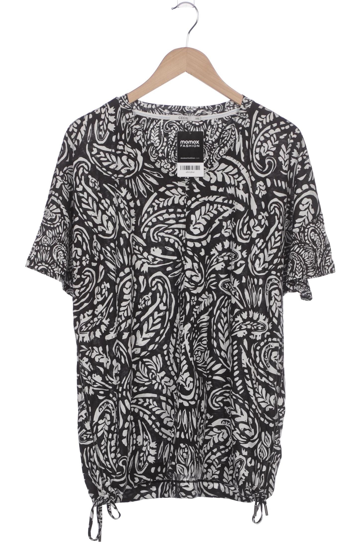 

Cecil Damen T-Shirt, schwarz, Gr. 46