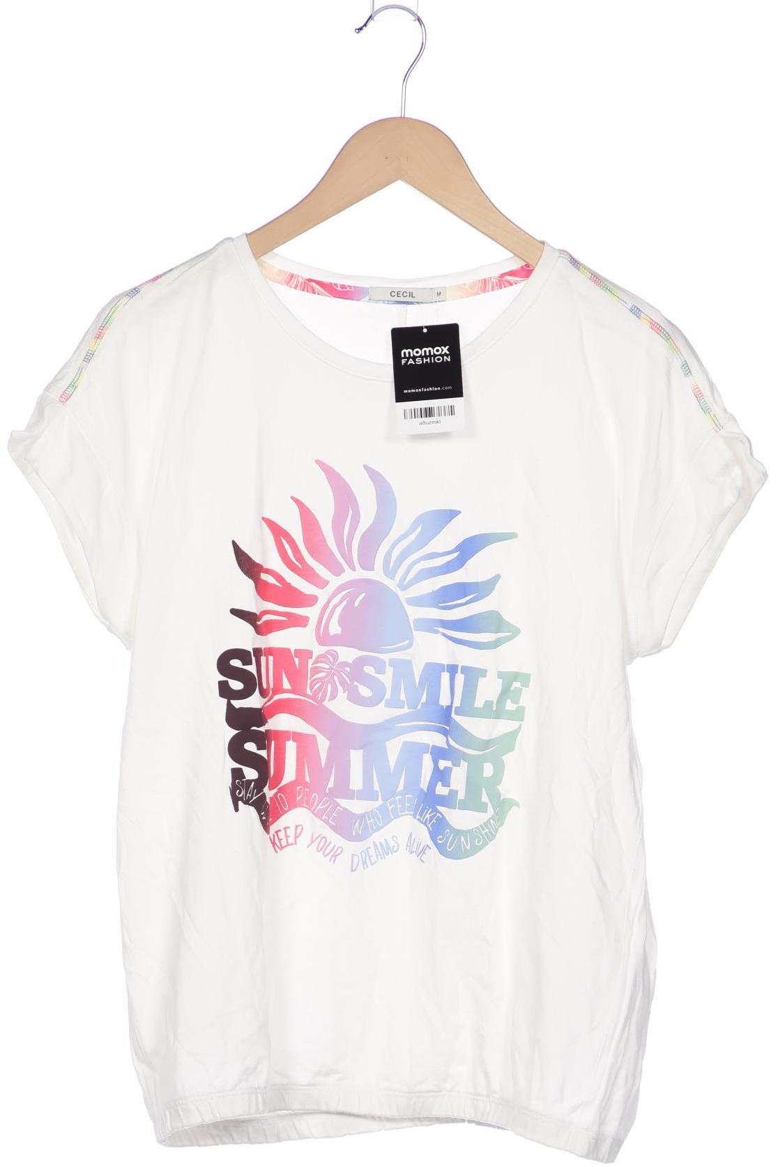 

Cecil Damen T-Shirt, weiß, Gr. 38