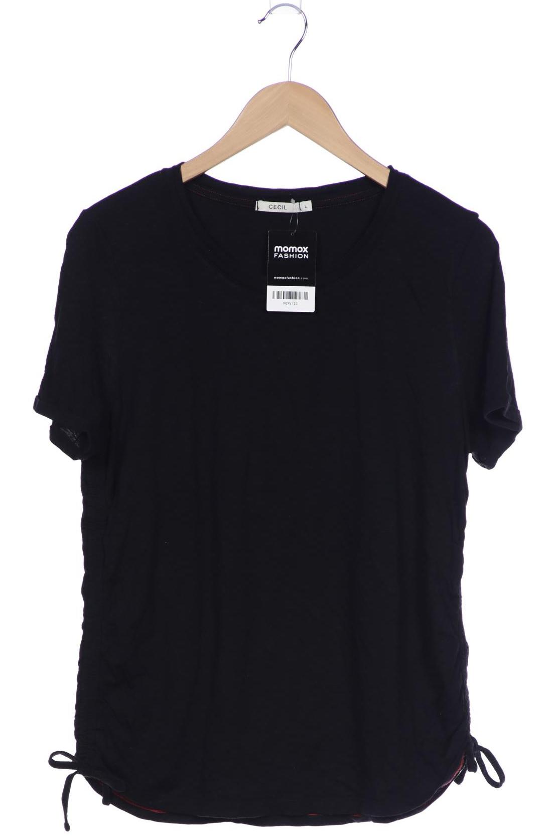 

Cecil Damen T-Shirt, schwarz, Gr. 42