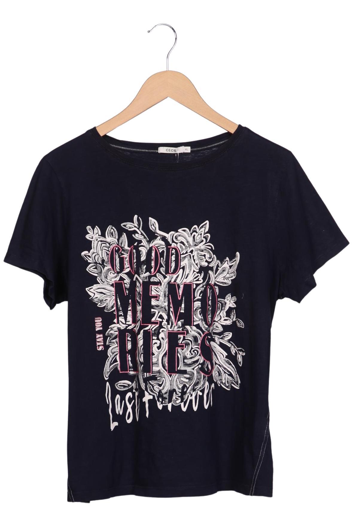 

Cecil Damen T-Shirt, marineblau, Gr. 44