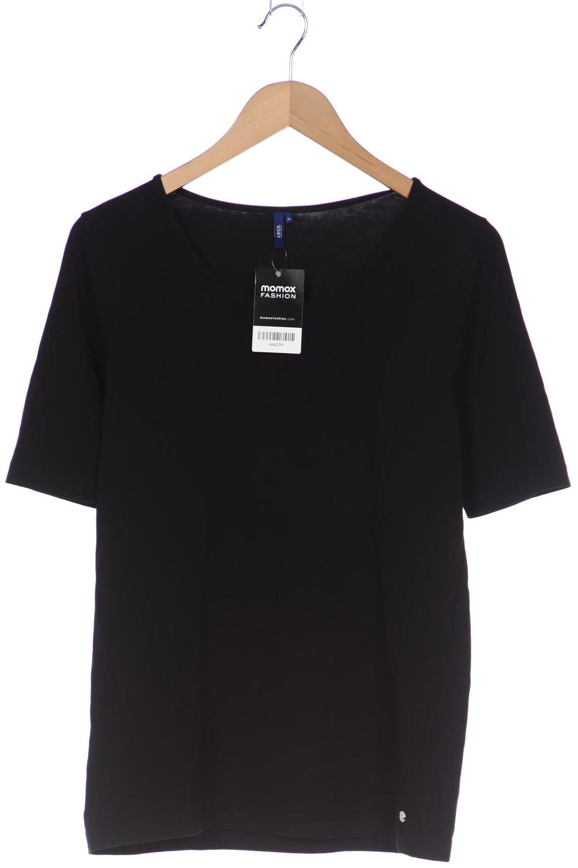 

CECIL Damen T-Shirt, schwarz