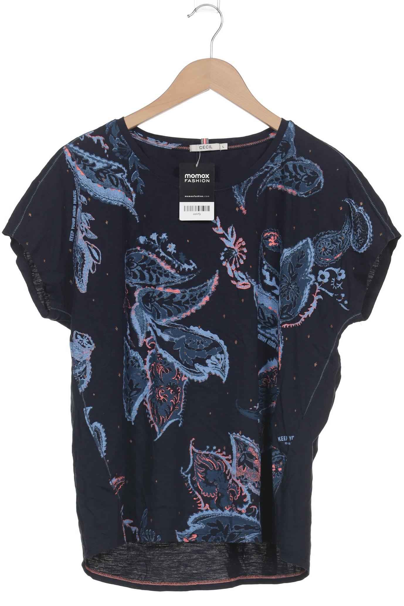 

Cecil Damen T-Shirt, marineblau, Gr. 42
