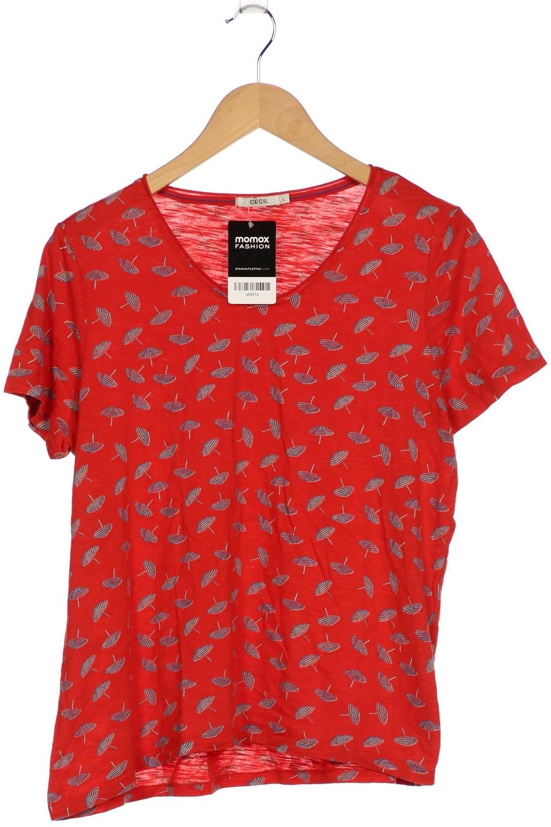 

Cecil Damen T-Shirt, rot, Gr. 42
