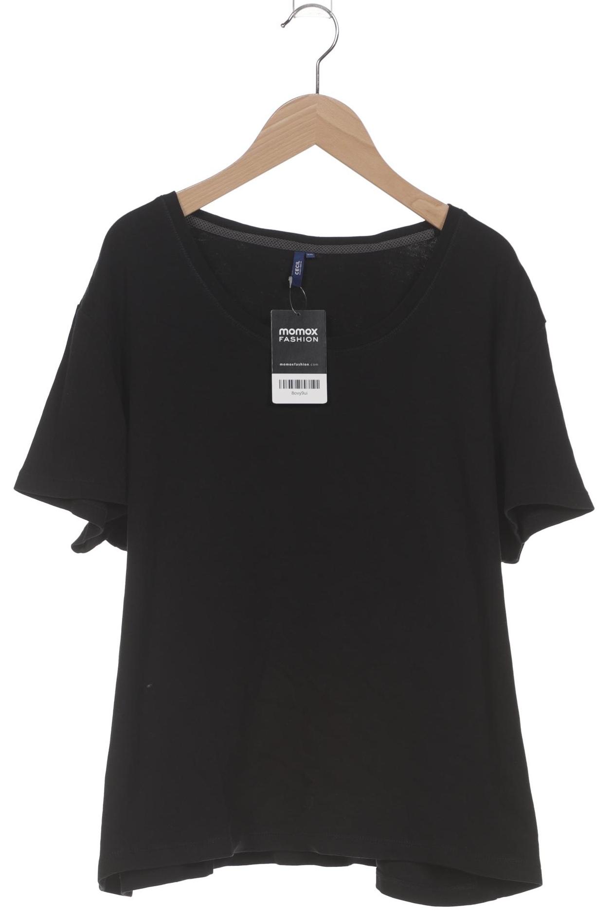

Cecil Damen T-Shirt, schwarz, Gr. 46