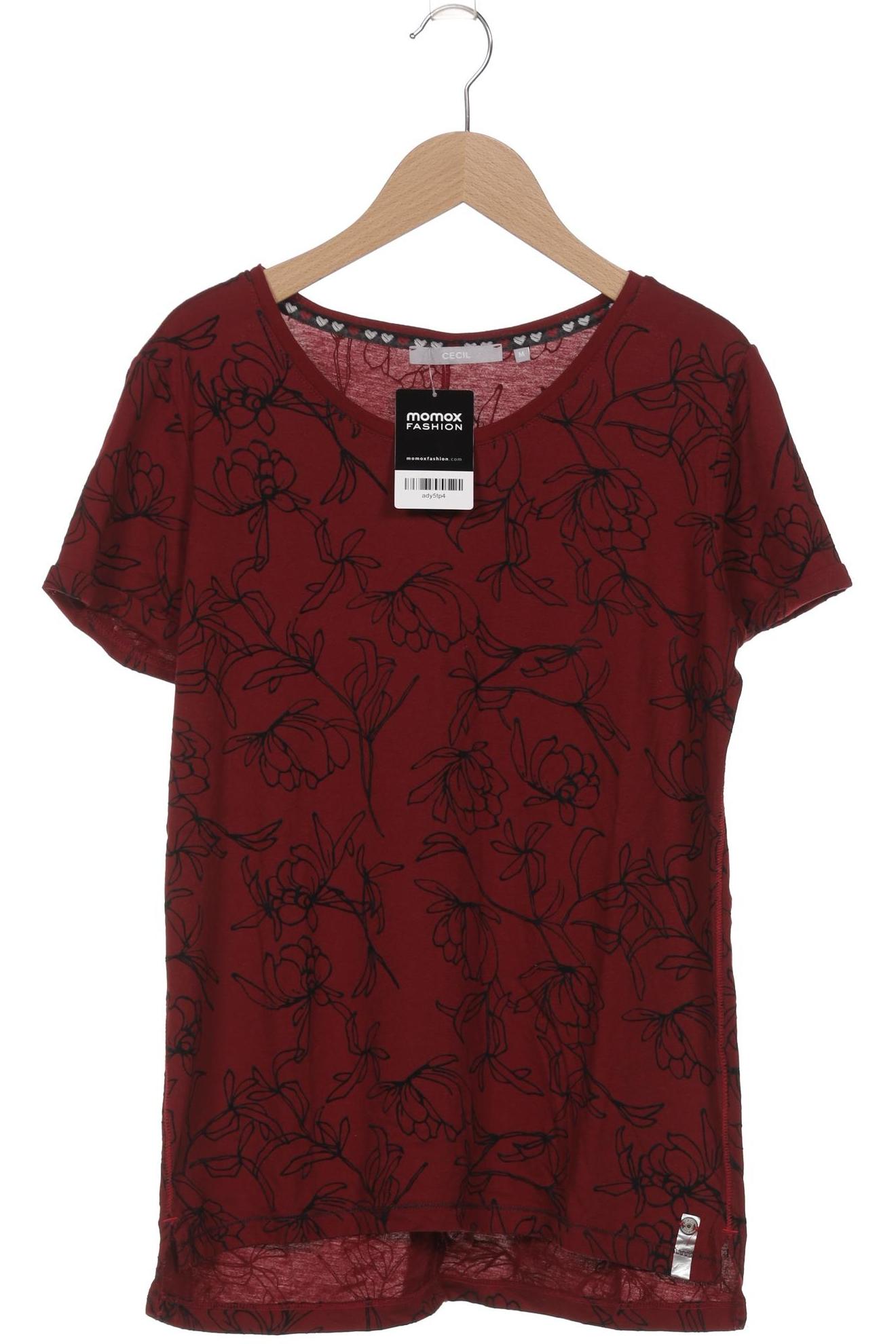 

Cecil Damen T-Shirt, bordeaux, Gr. 38