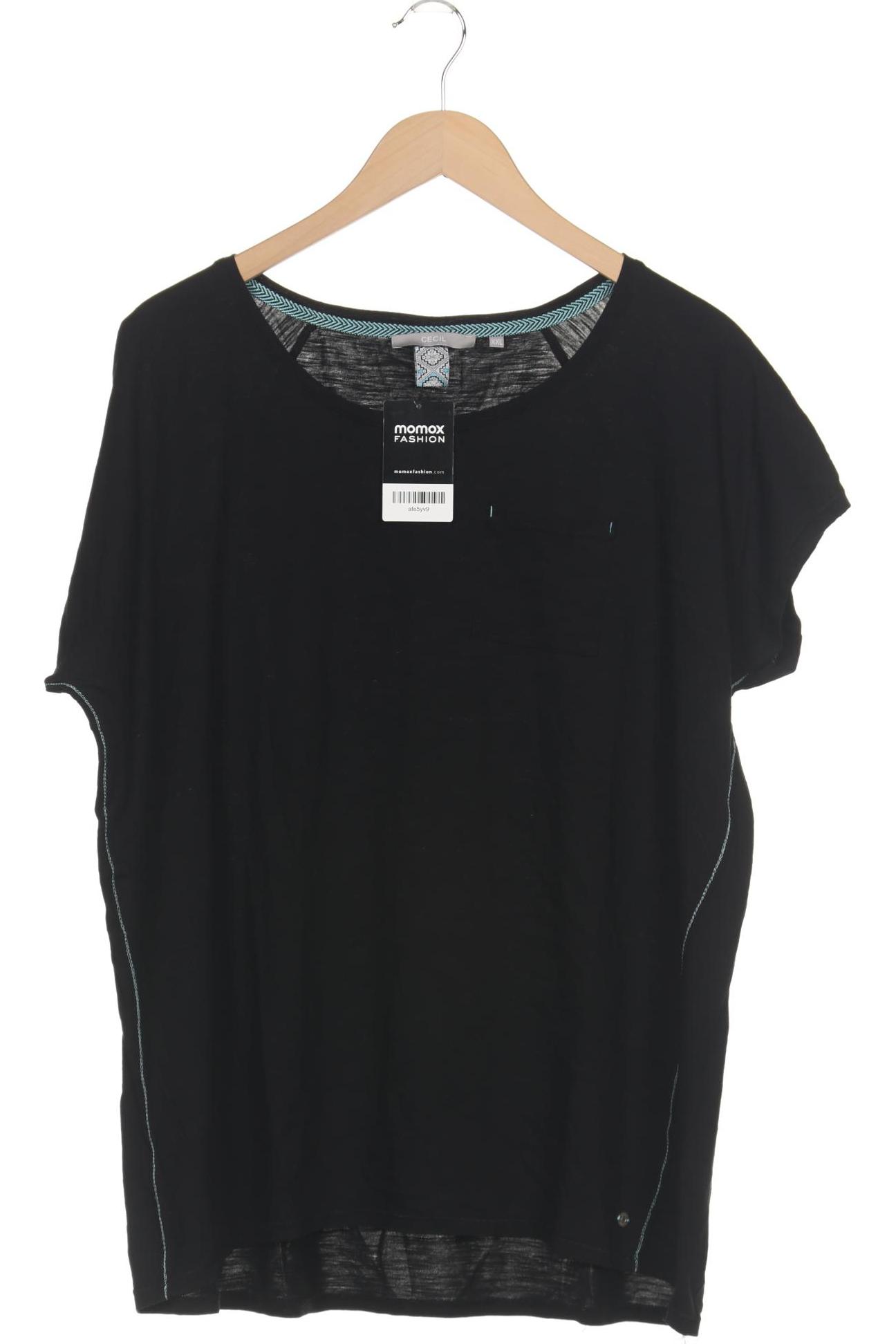 

Cecil Damen T-Shirt, schwarz, Gr. 46
