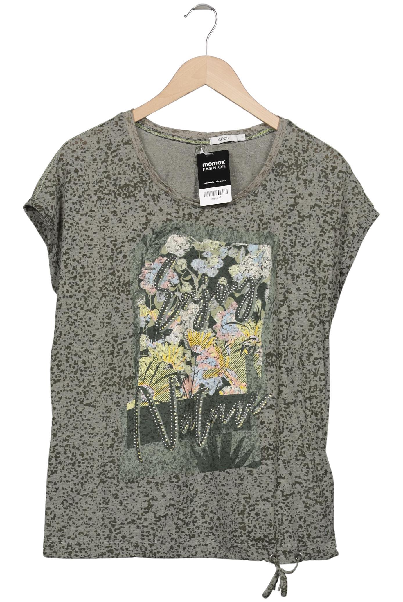 

Cecil Damen T-Shirt, grün, Gr. 42
