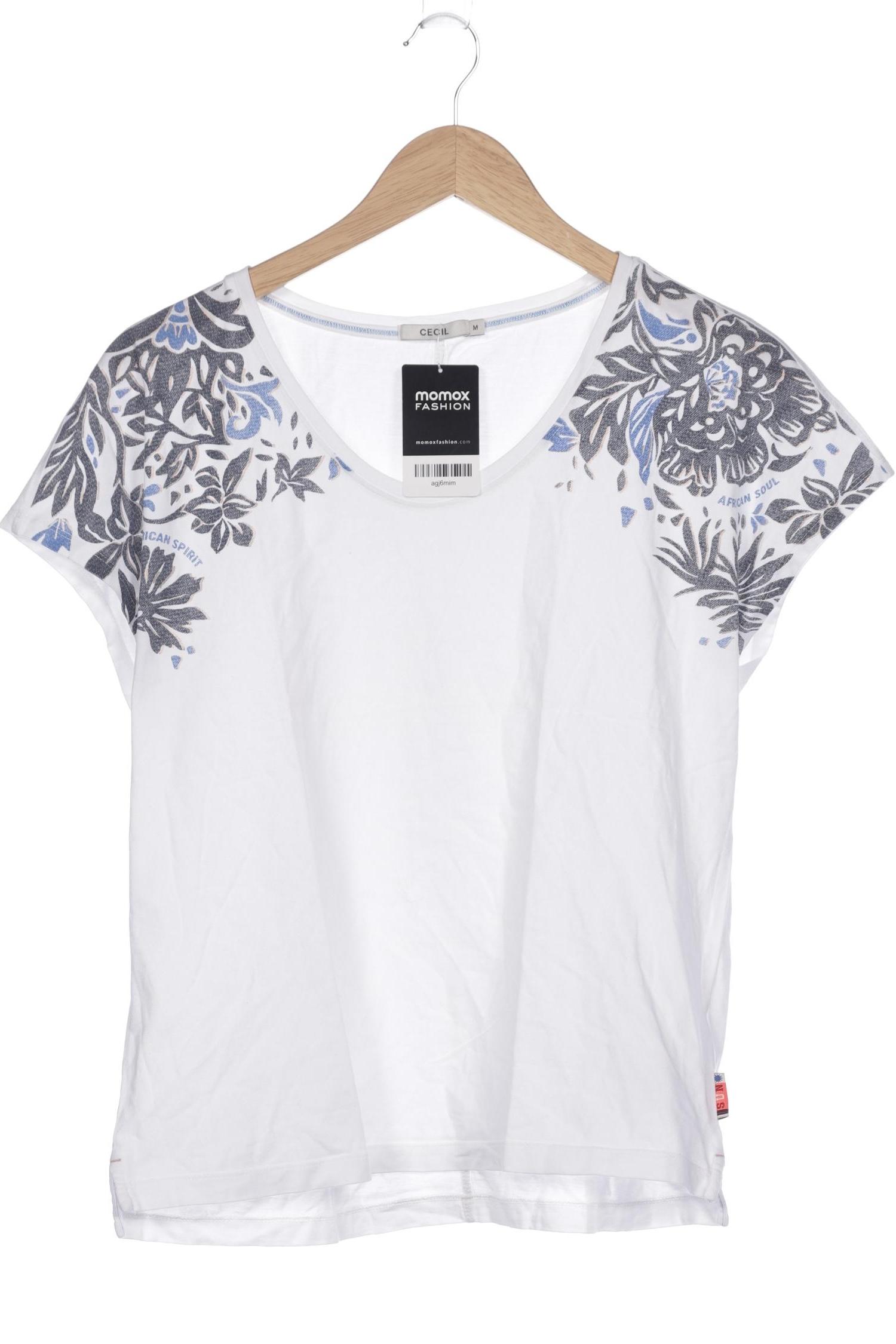 

Cecil Damen T-Shirt, weiß, Gr. 38