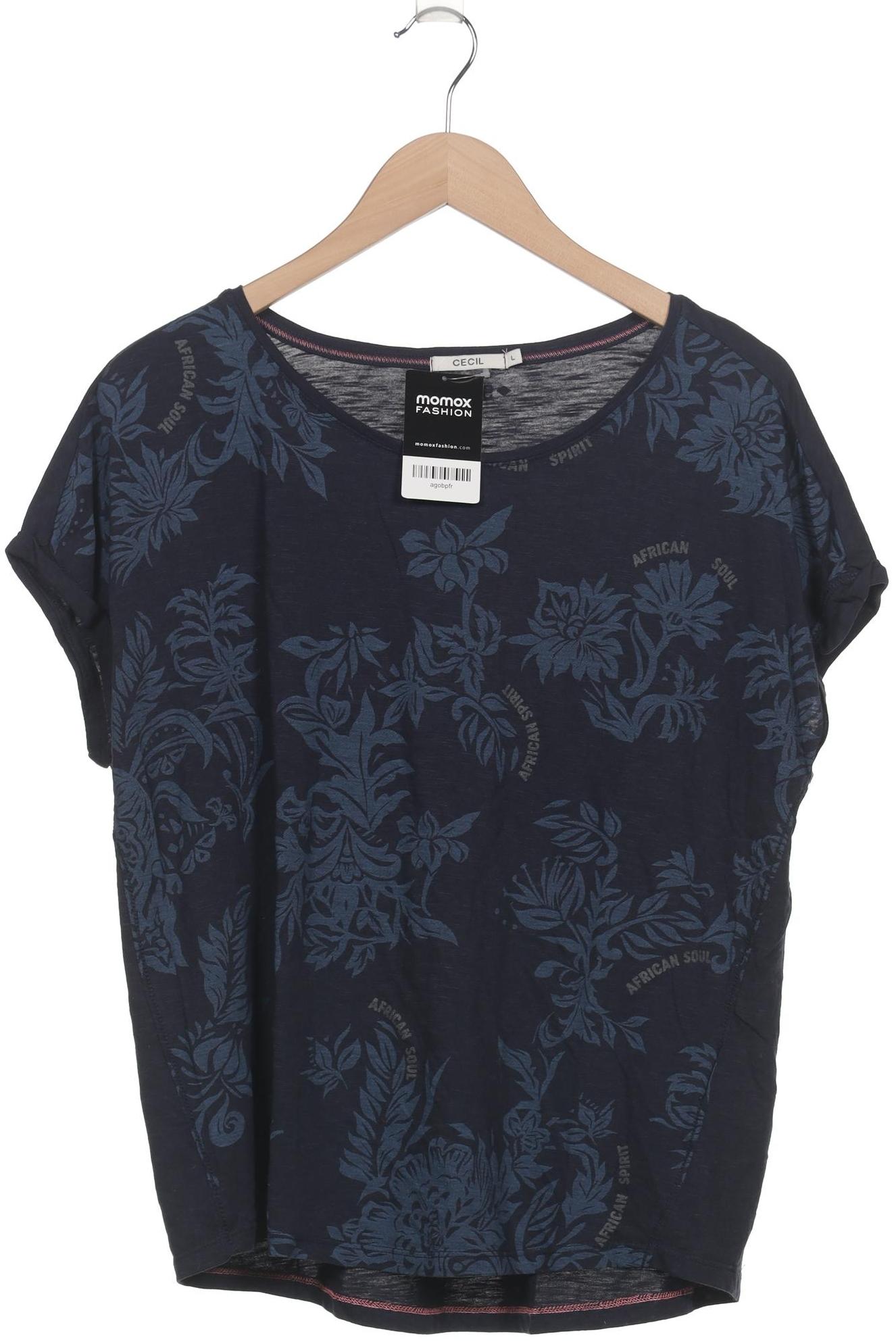 

Cecil Damen T-Shirt, marineblau, Gr. 42