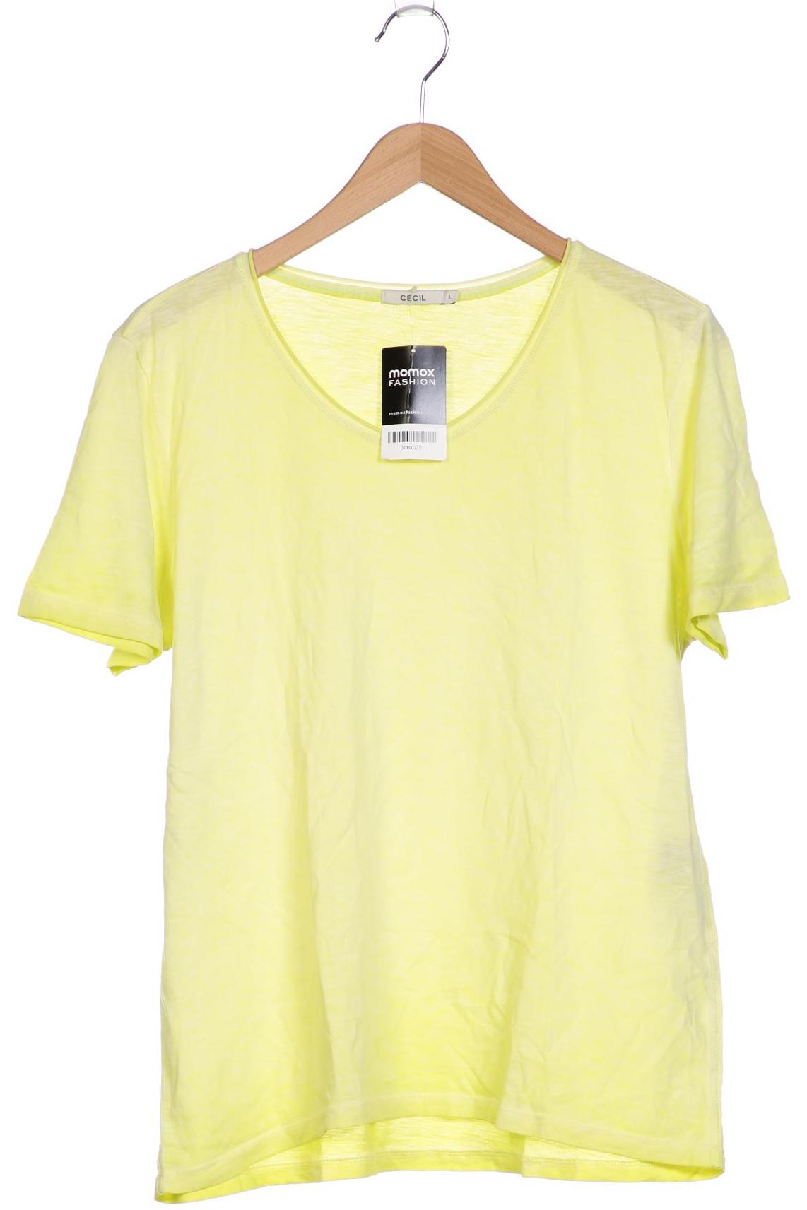 

Cecil Damen T-Shirt, hellgrün, Gr. 42