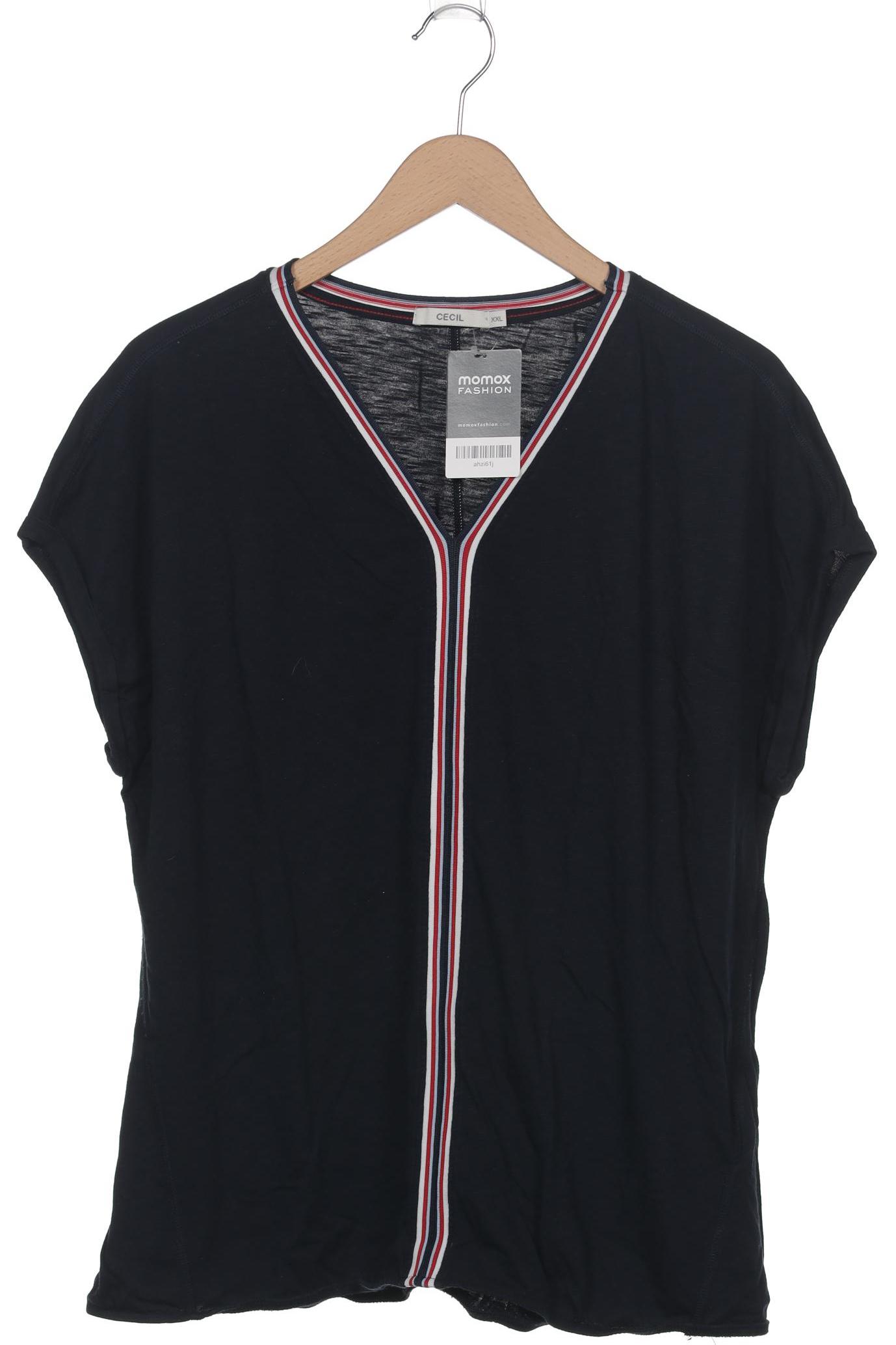 

Cecil Damen T-Shirt, schwarz, Gr. 46