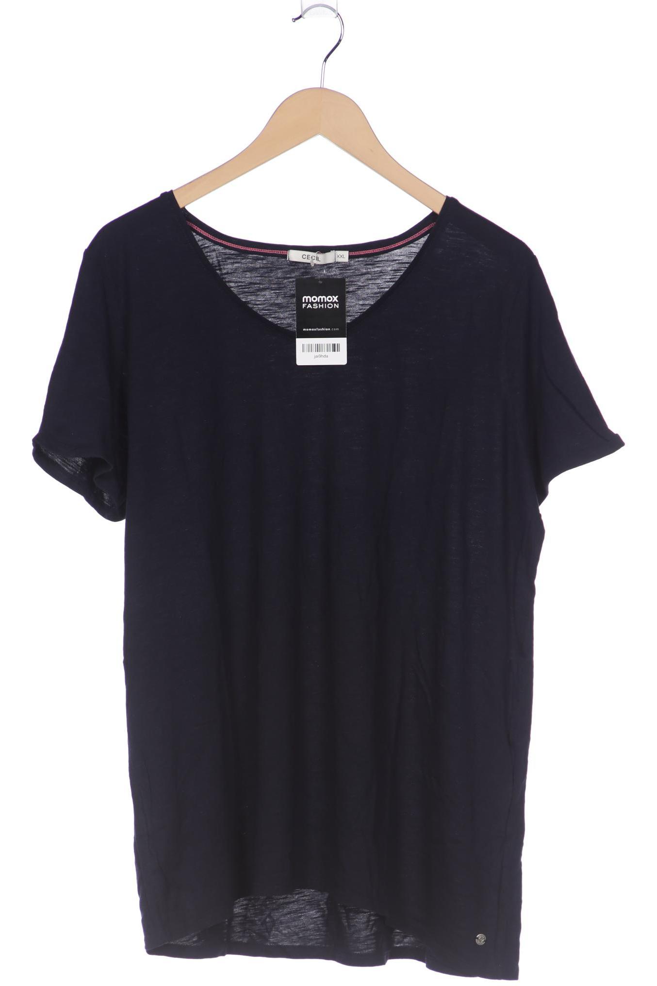 

CECIL Damen T-Shirt, marineblau