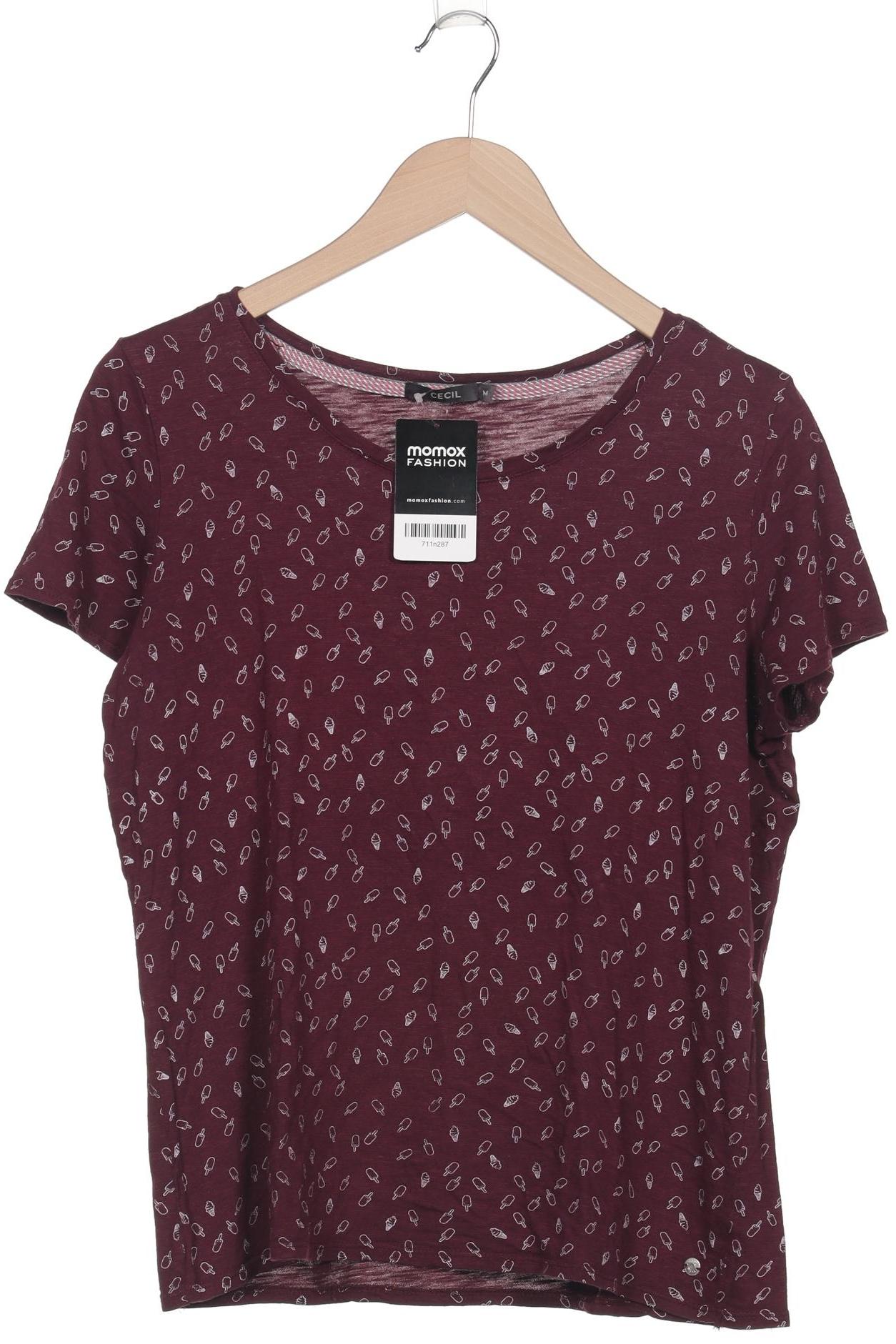 

Cecil Damen T-Shirt, bordeaux, Gr. 38