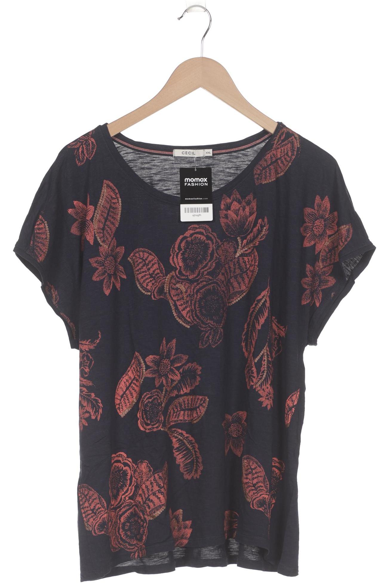 

Cecil Damen T-Shirt, marineblau, Gr. 46