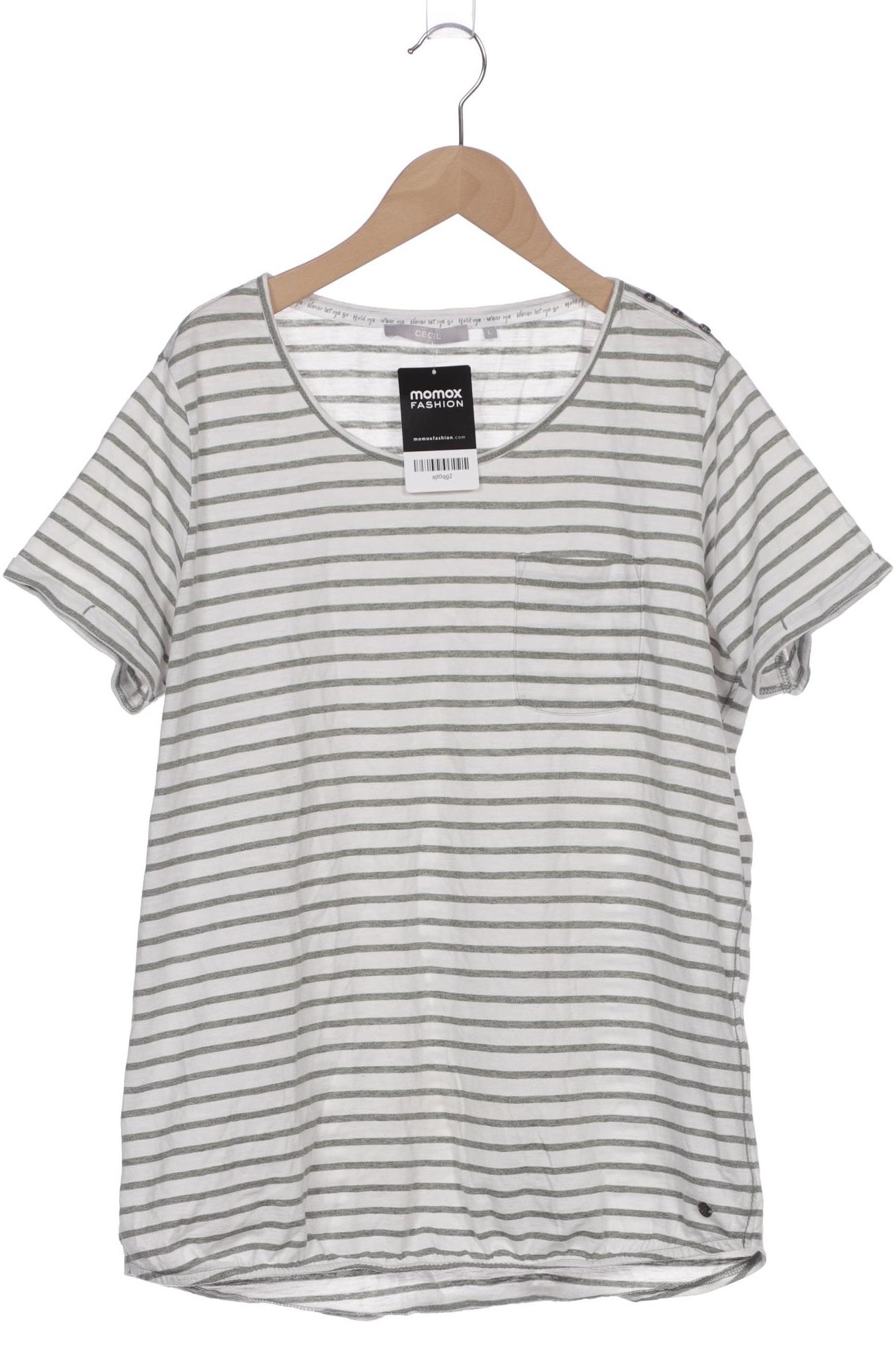 

Cecil Damen T-Shirt, weiß, Gr. 42