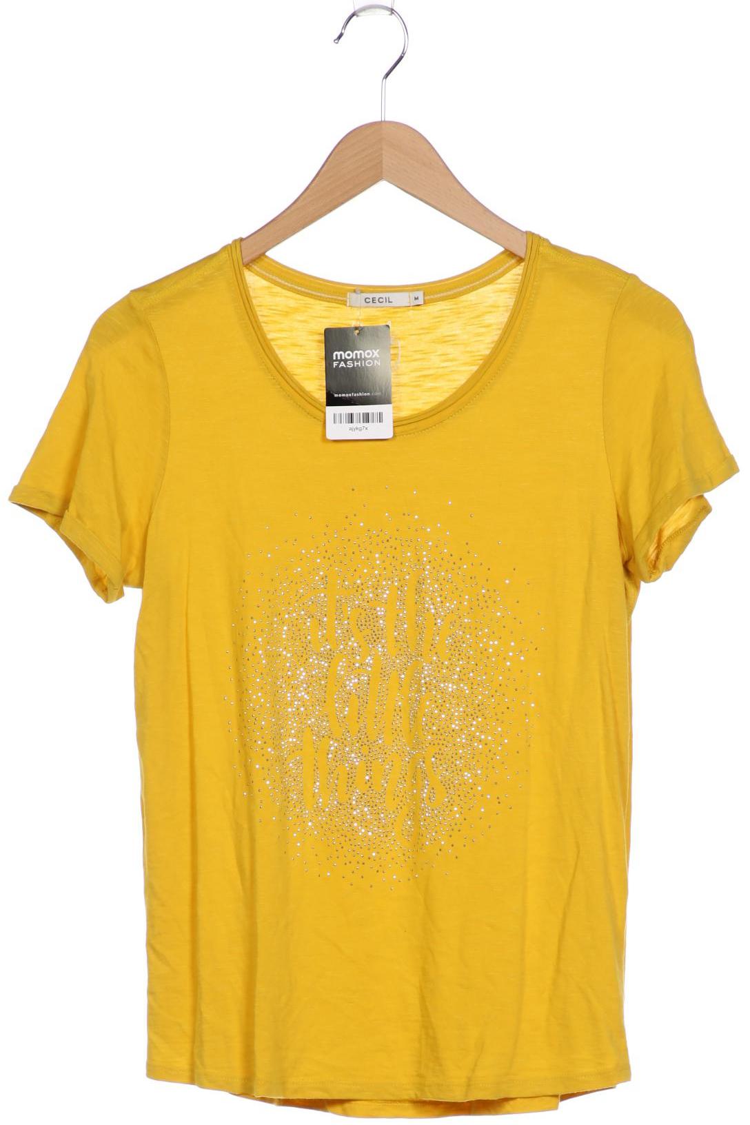 

Cecil Damen T-Shirt, gelb, Gr. 38