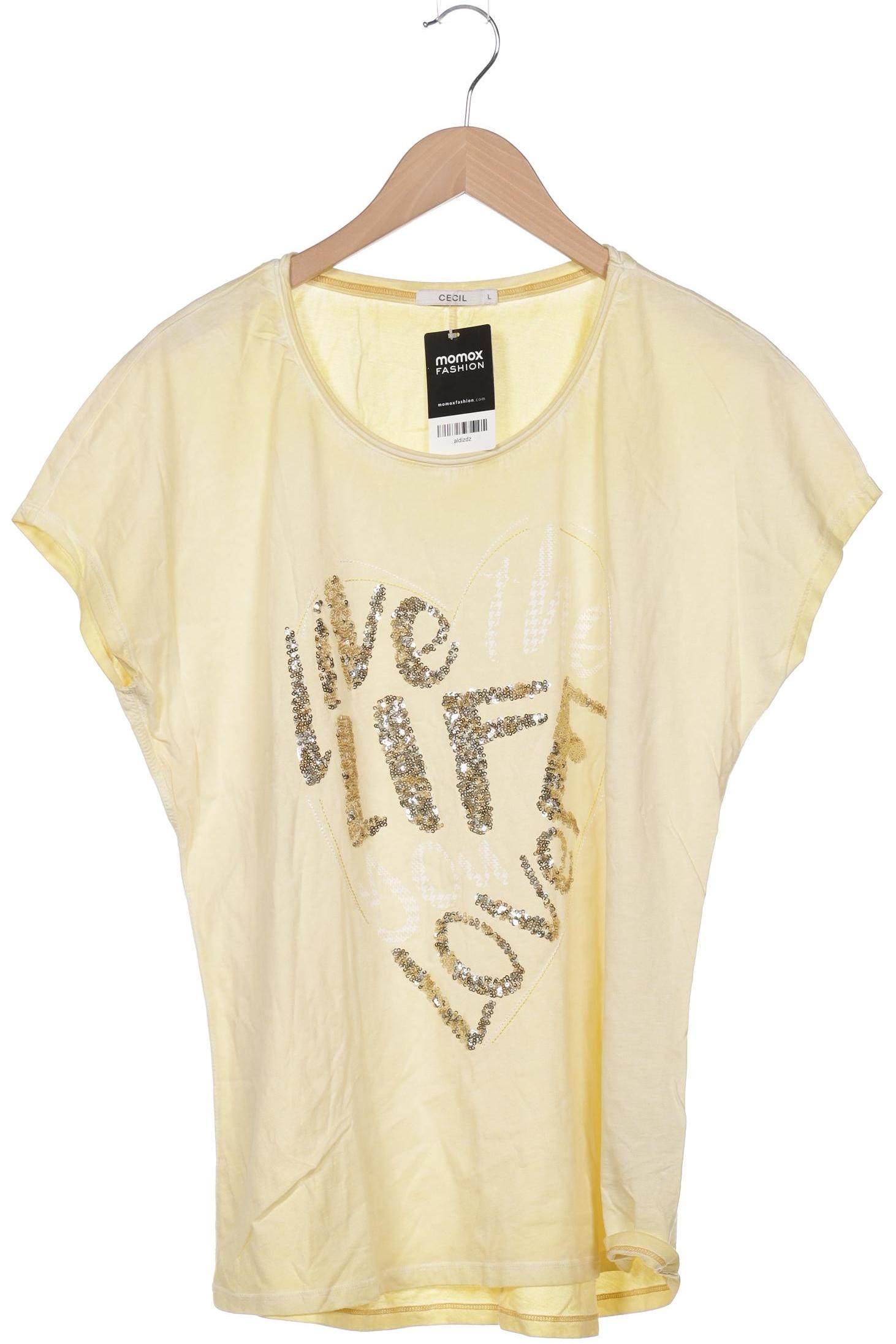 

Cecil Damen T-Shirt, gelb, Gr. 42