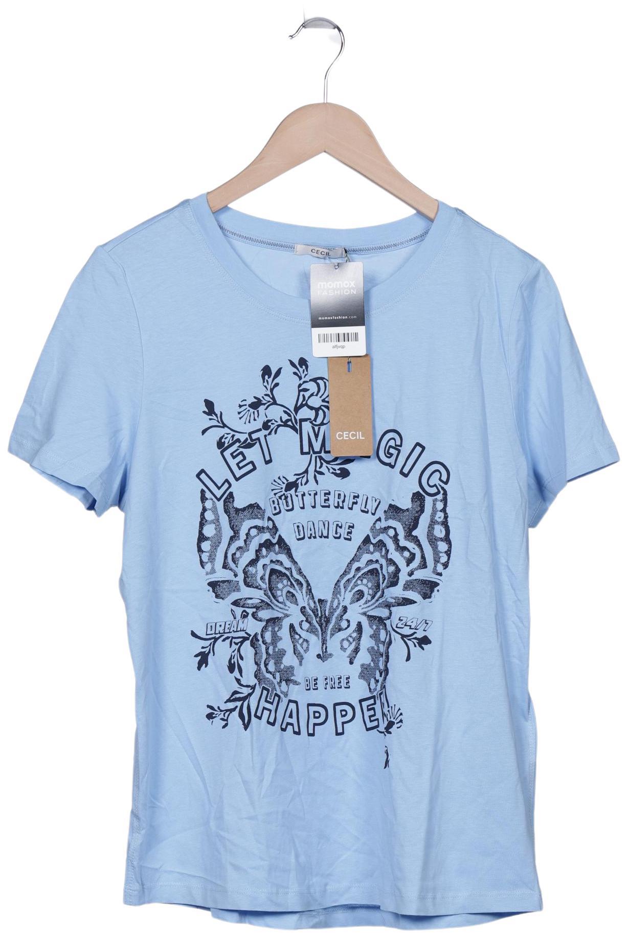 

Cecil Damen T-Shirt, hellblau, Gr. 38