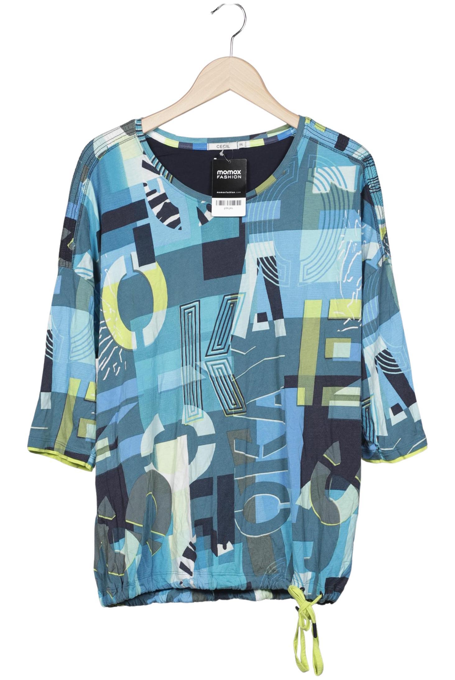 

Cecil Damen T-Shirt, blau, Gr. 46