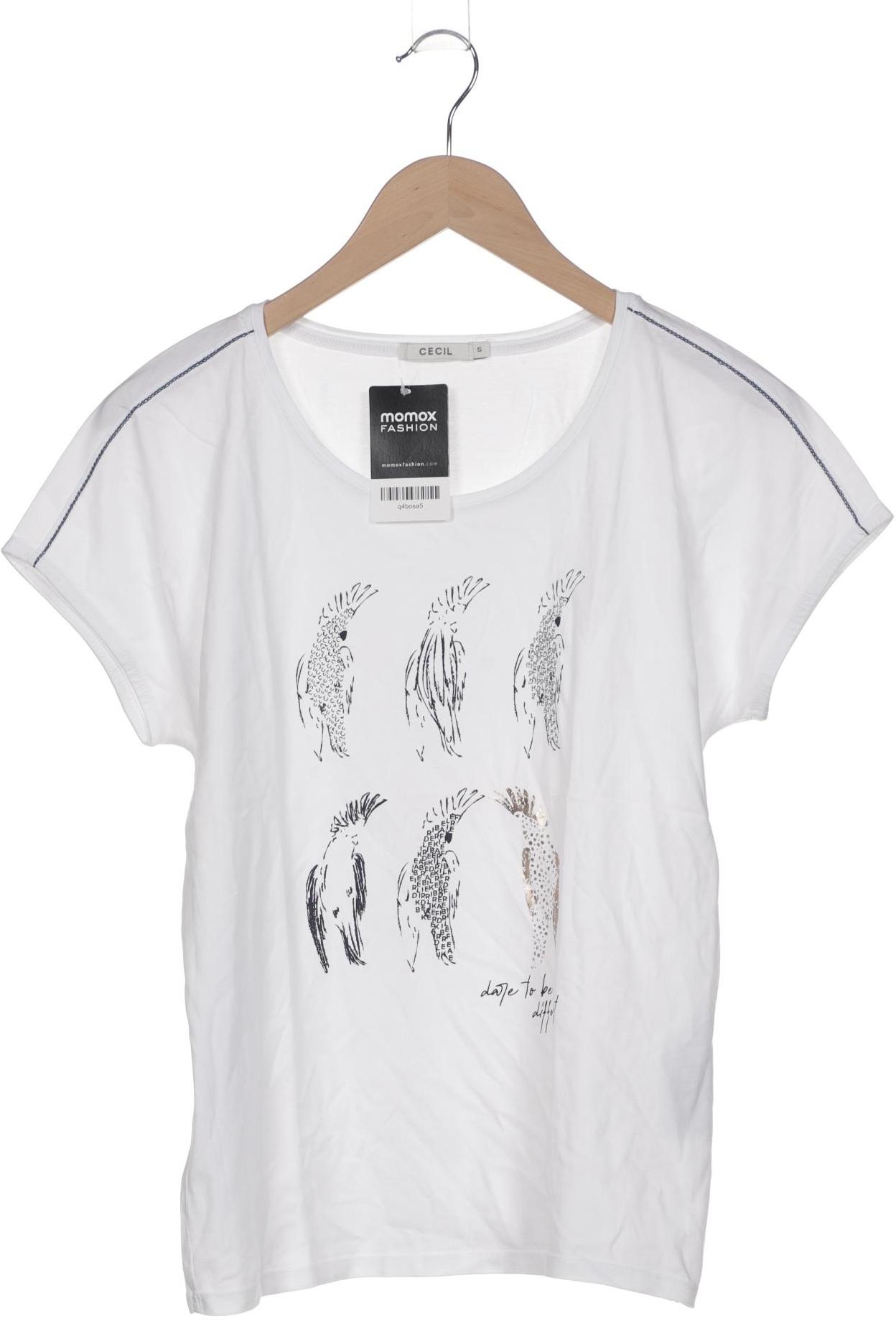 

Cecil Damen T-Shirt, weiß, Gr. 36