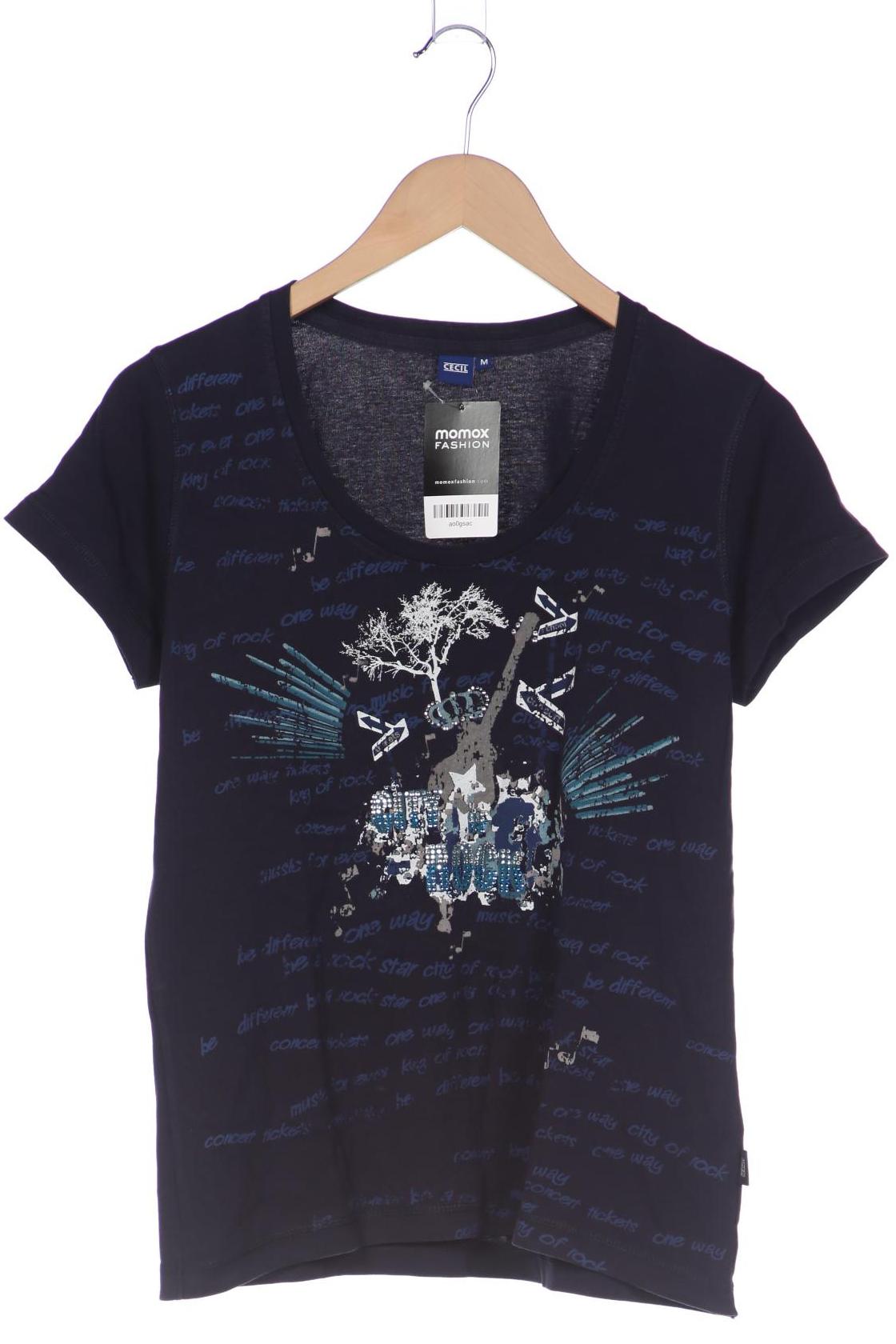 

Cecil Damen T-Shirt, marineblau, Gr. 38