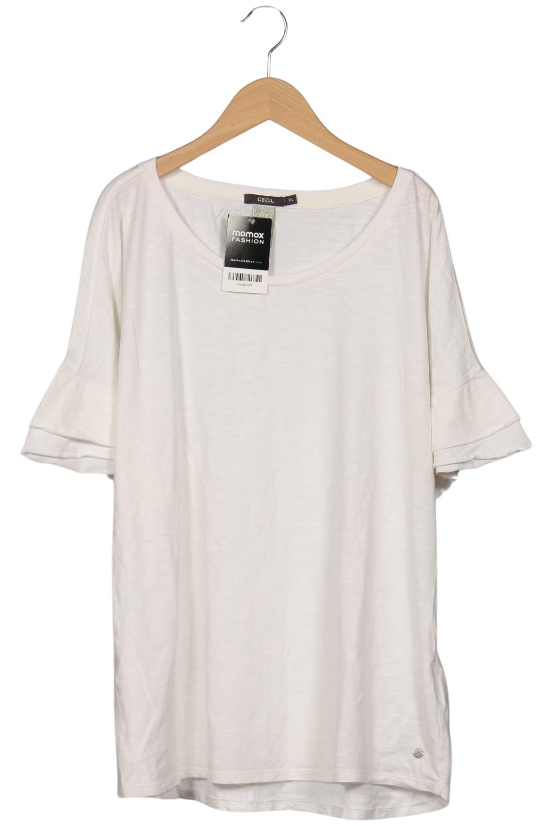 

Cecil Damen T-Shirt, cremeweiß, Gr. 44