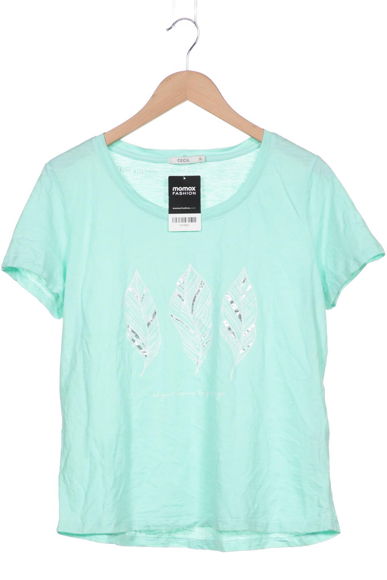 

Cecil Damen T-Shirt, hellgrün, Gr. 44