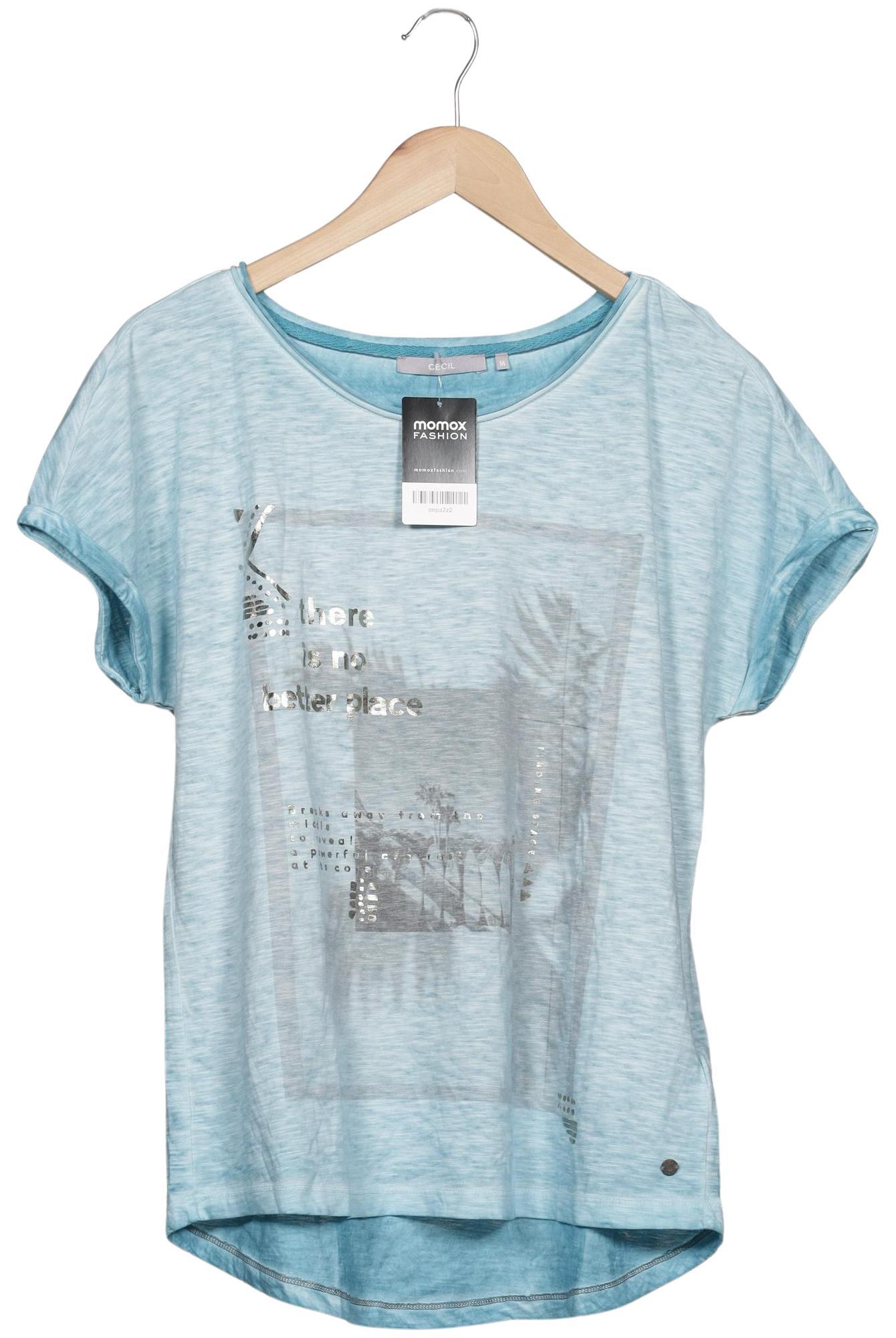 

Cecil Damen T-Shirt, blau, Gr. 38