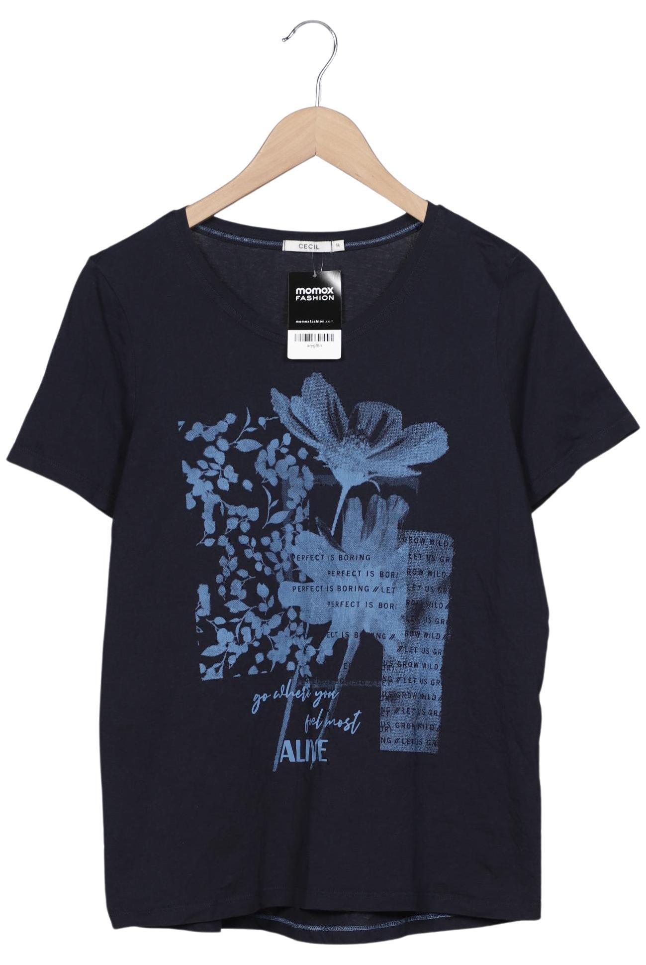 

Cecil Damen T-Shirt, marineblau, Gr. 38