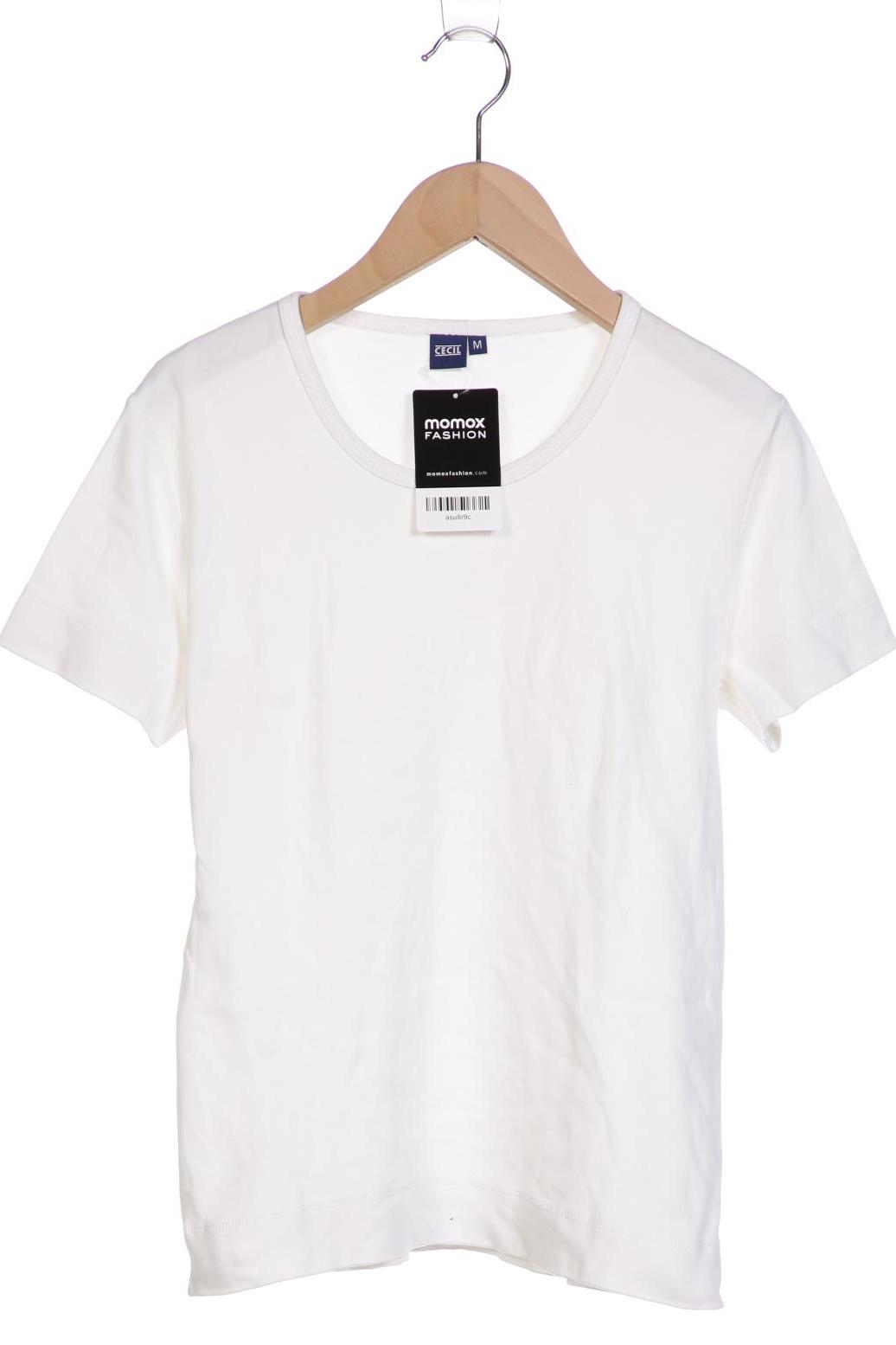 

CECIL Damen T-Shirt, cremeweiß