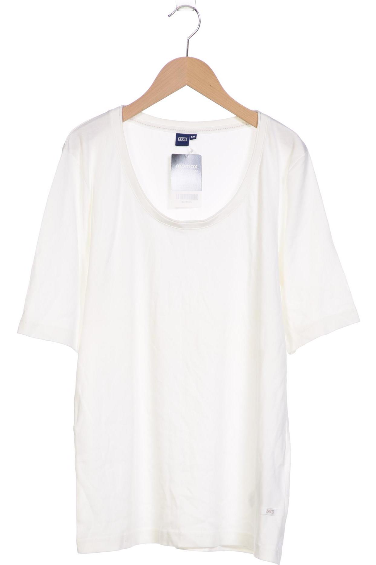 

Cecil Damen T-Shirt, cremeweiß, Gr. 46