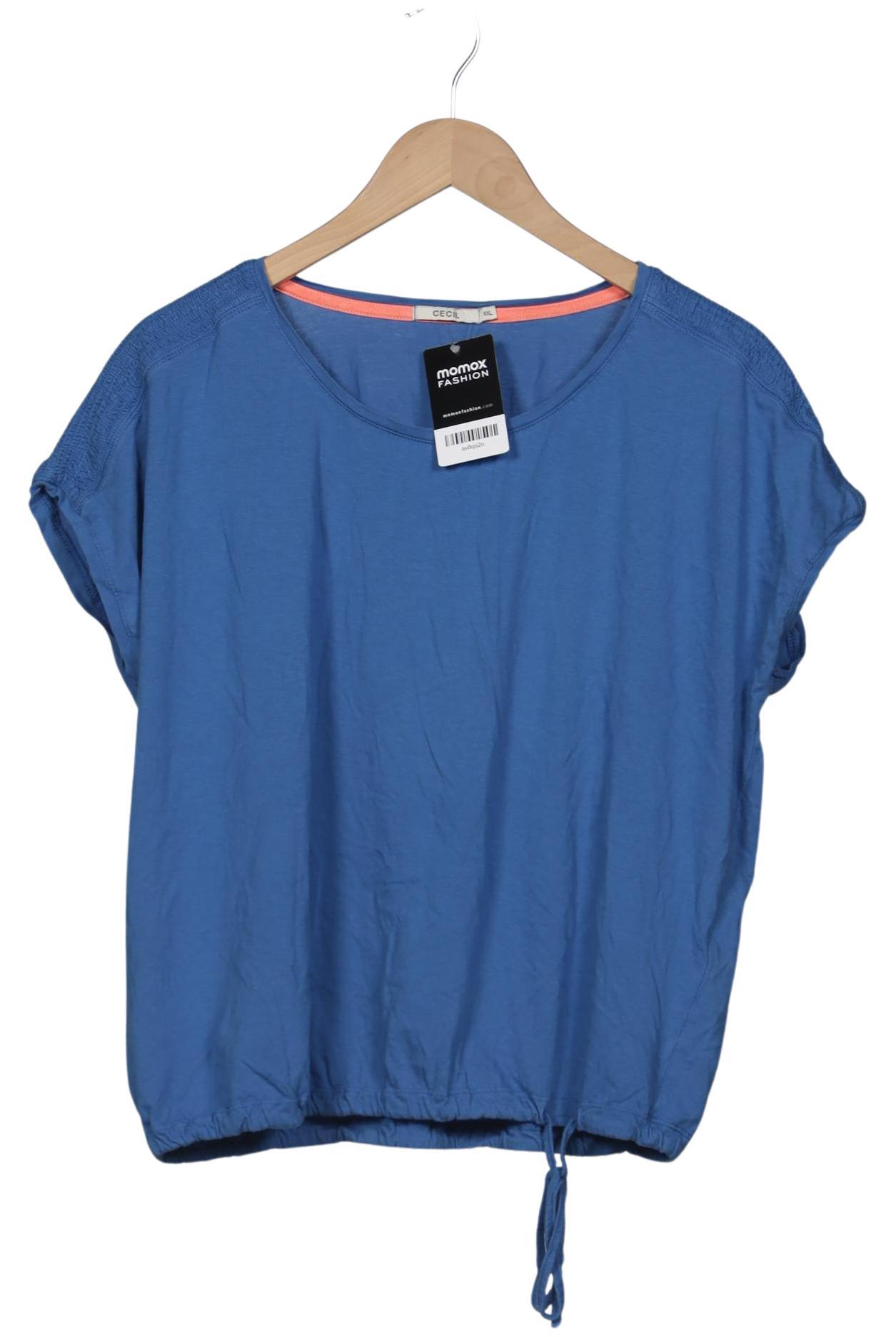 

Cecil Damen T-Shirt, blau, Gr. 46